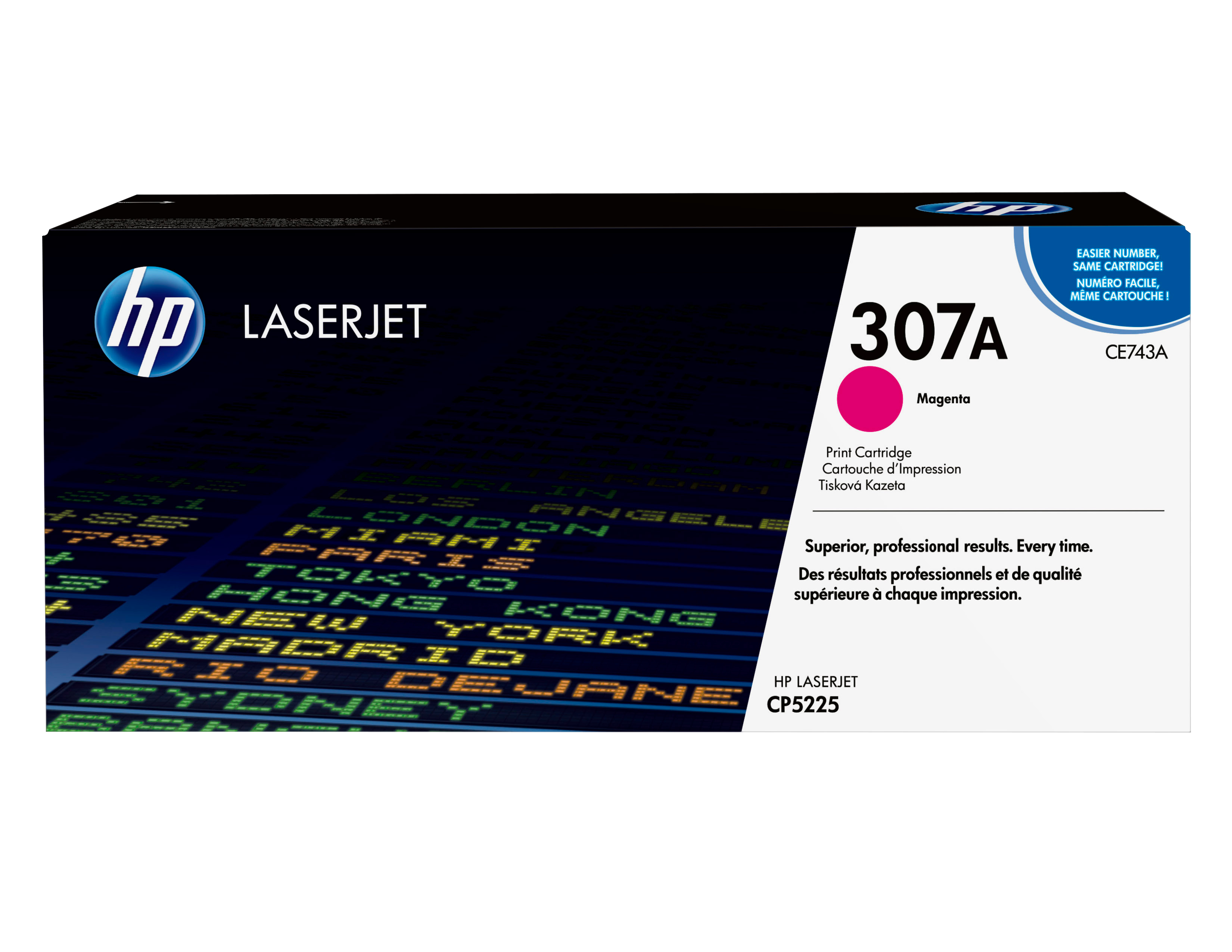 HP original Colour LaserJet CE743A Toner cartridge magenta s