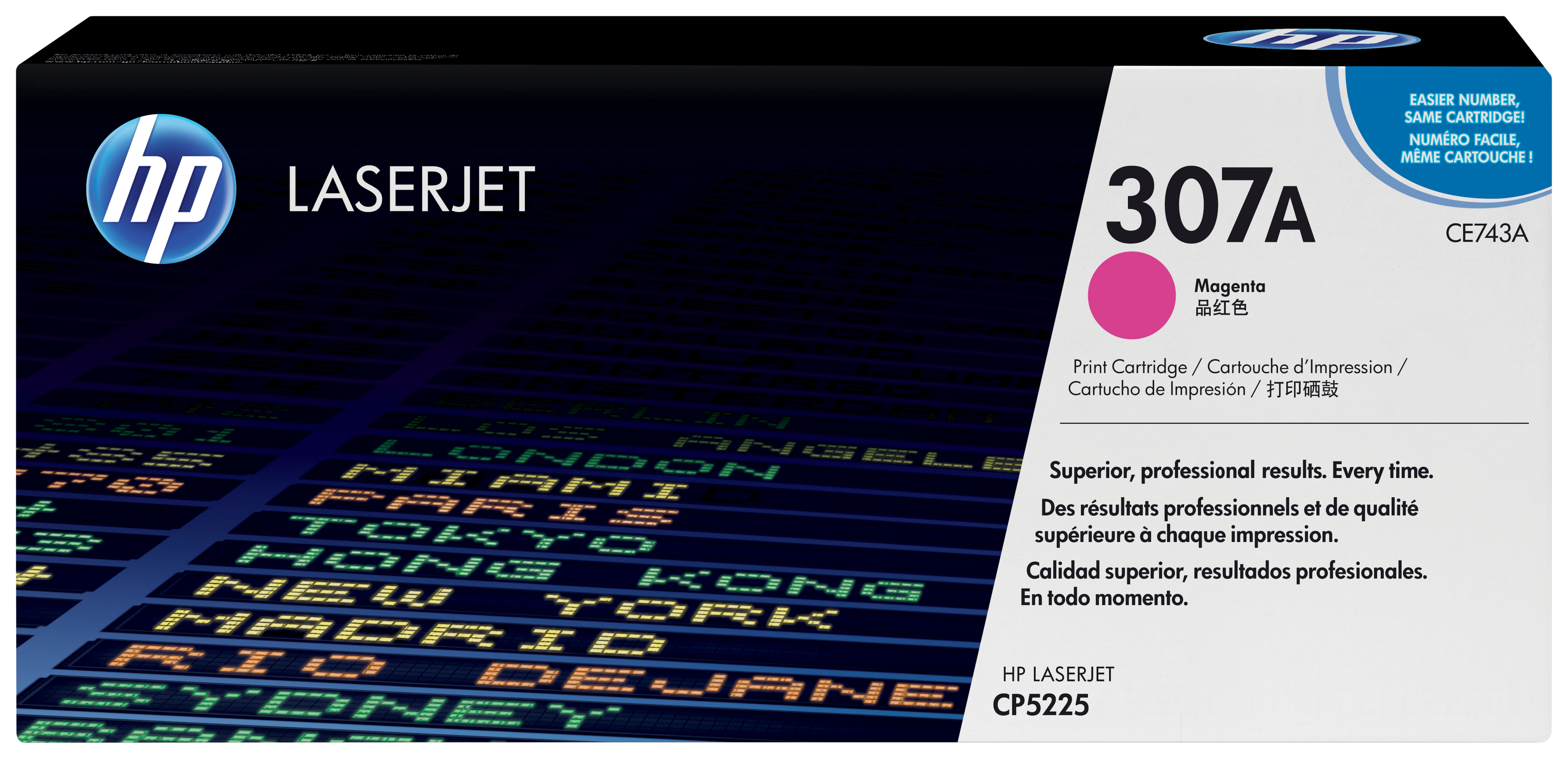 HP original Colour LaserJet CE743A Toner cartridge magenta s