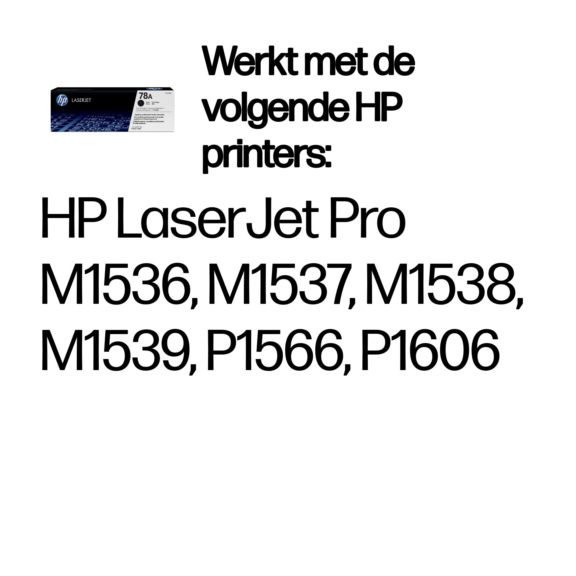 HP 78A original LaserJet Toner cartridge CE278A black standa