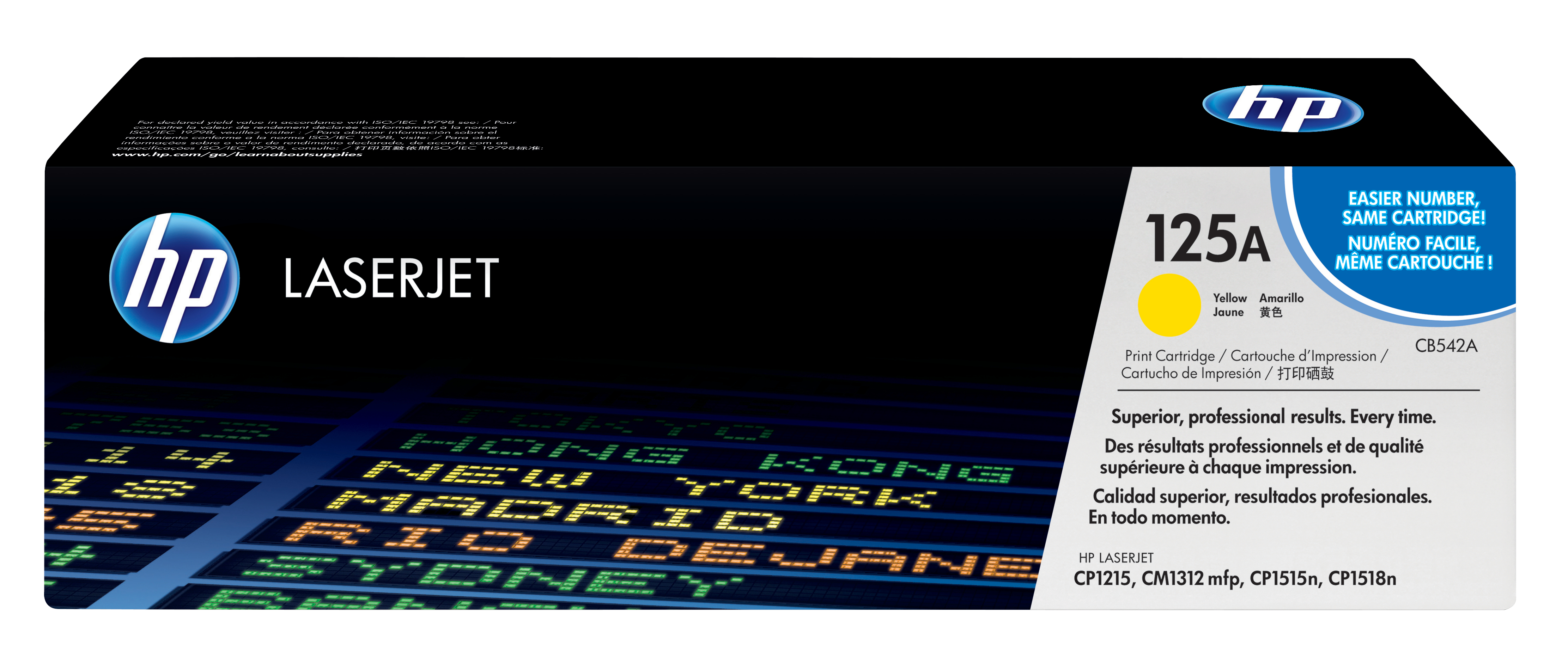 HP 125A original Colour LaserJet Toner cartridge CB542A yell