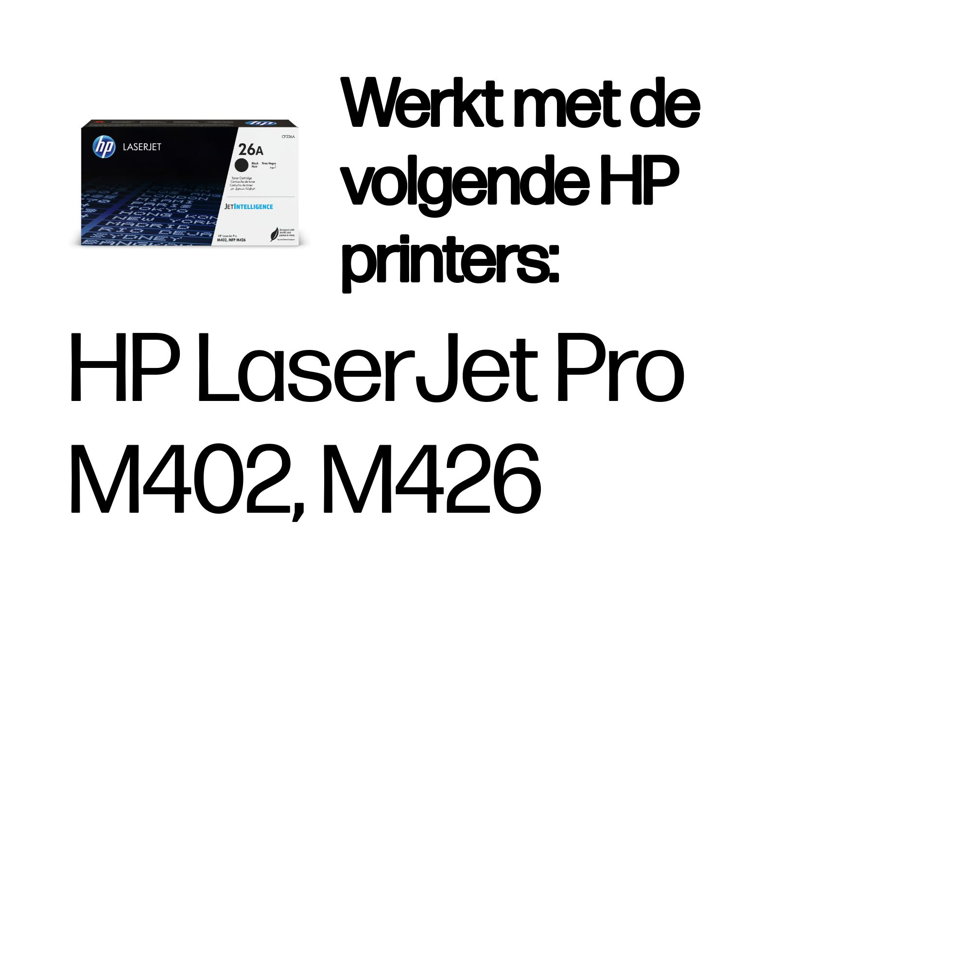 HP 26A original Toner cartridge CF226A black