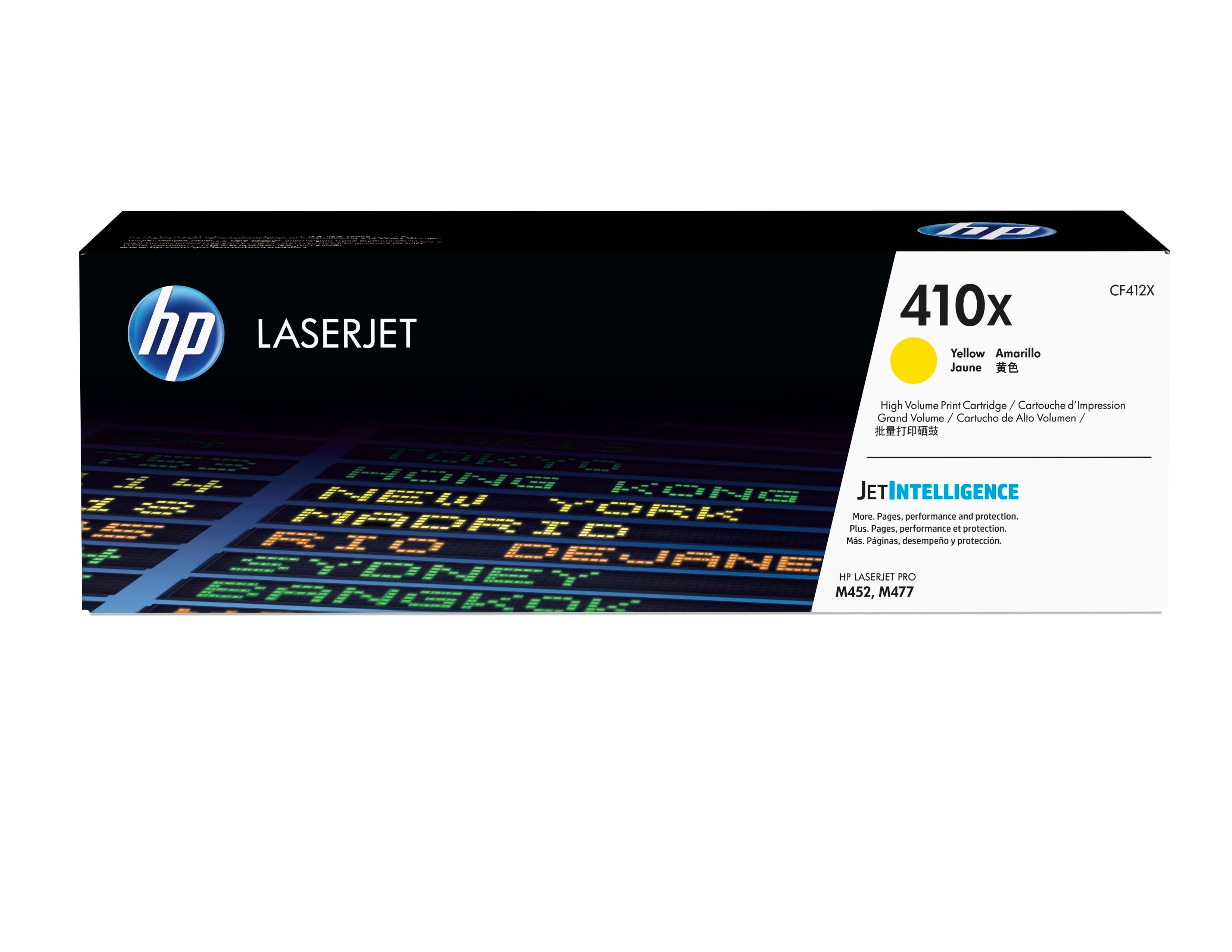 HP 410X original Toner cartridge CF412X yellow HY