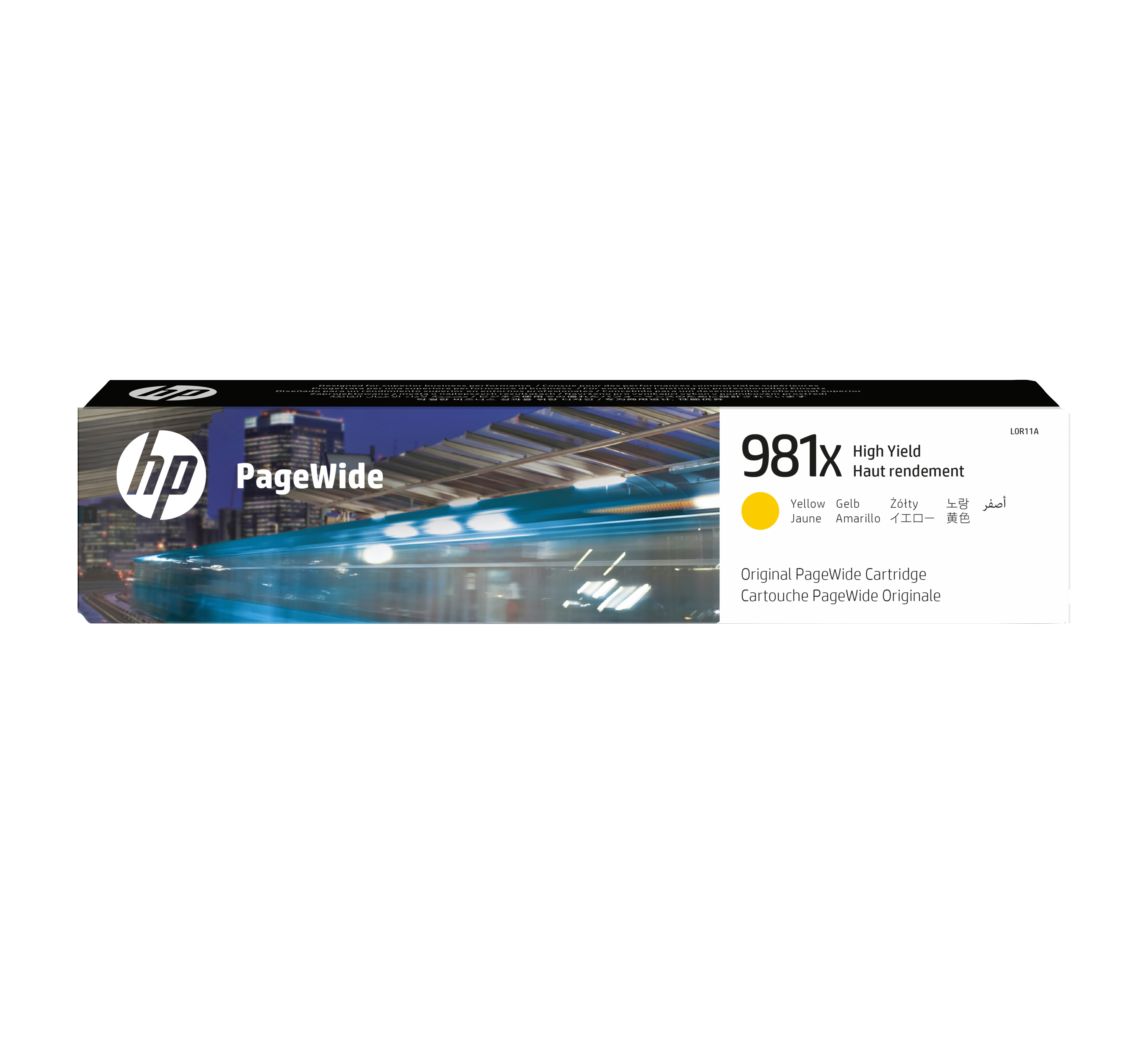 HP 981X original High Yield Yellow PageWide Cartridge L0R11A