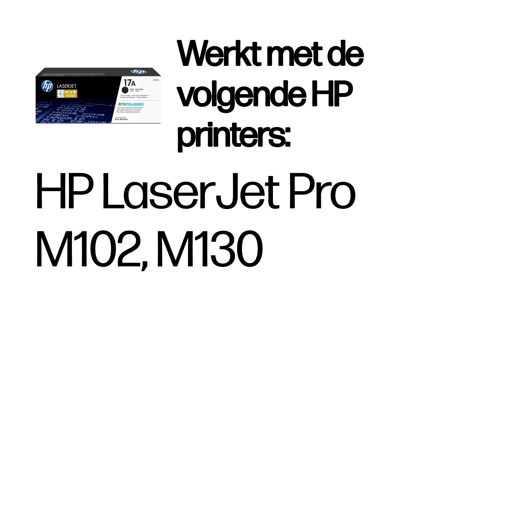 HP 17A original LaserJet Toner Black CF217A