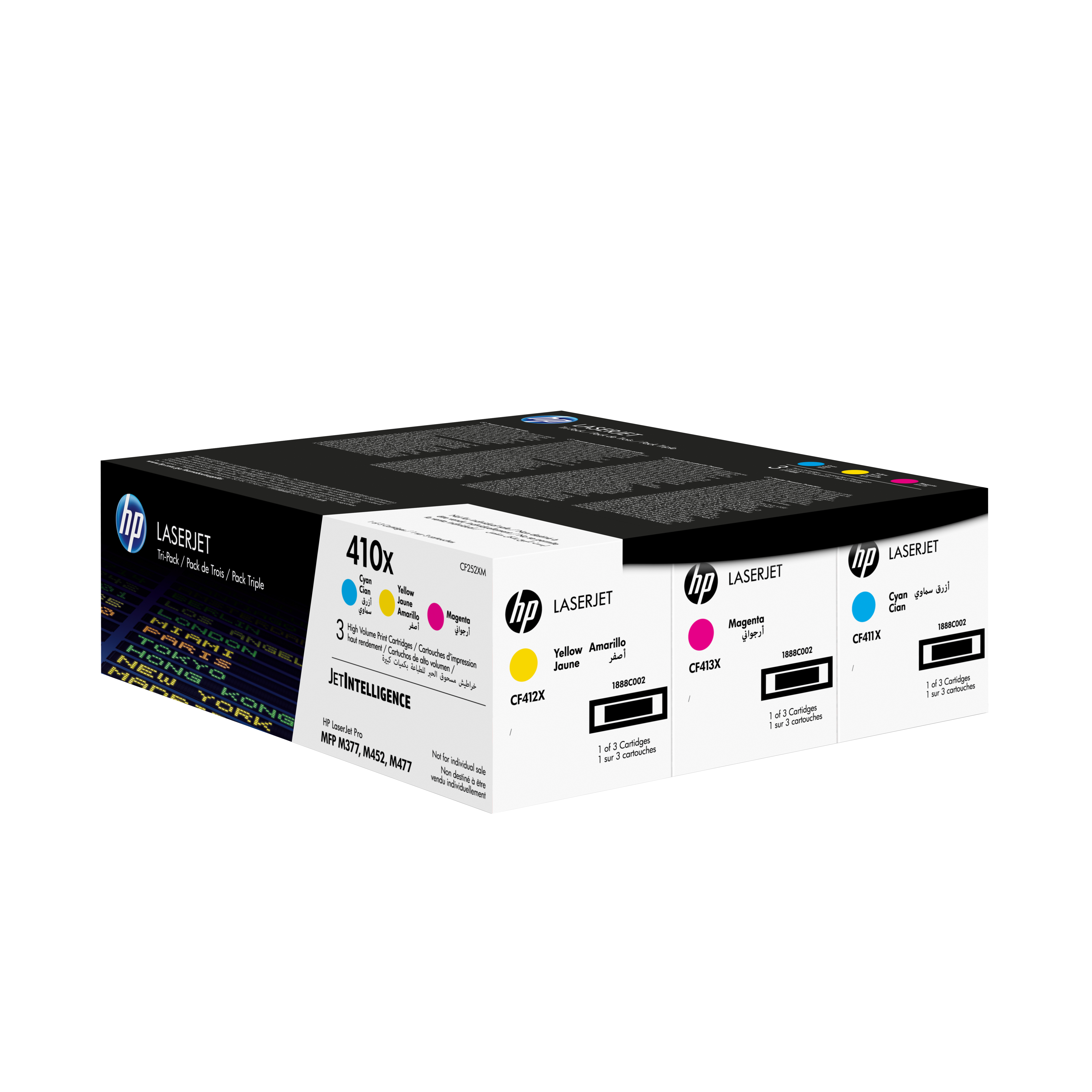 HP 410X original LaserJet Toner cartridge CF325XM Cyaan Mage