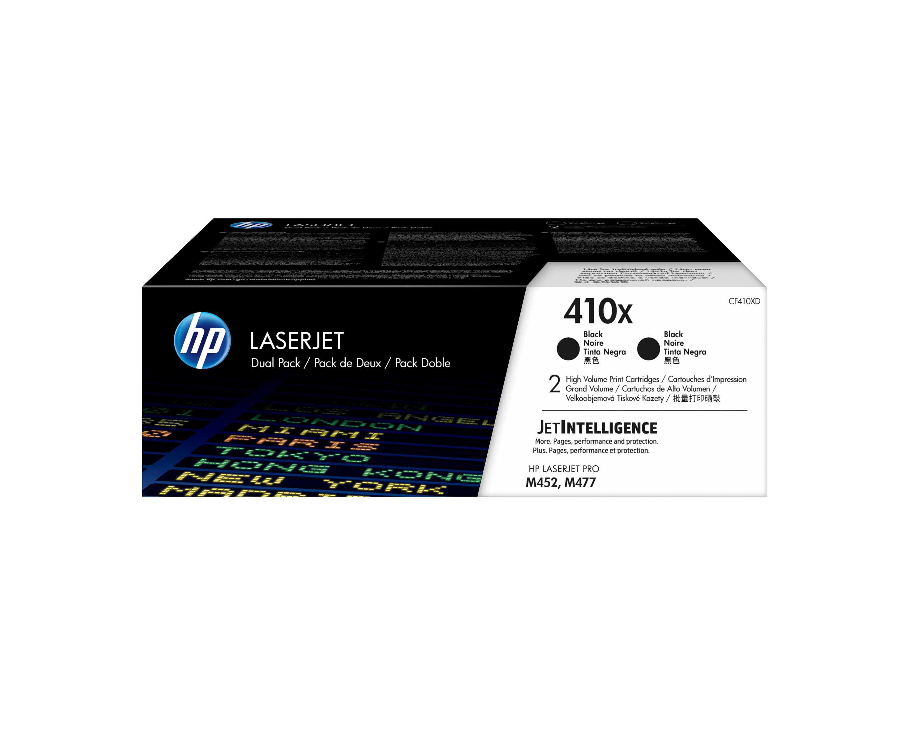 HP 410X original LaserJet Toner Cartidge CF410XD Black High