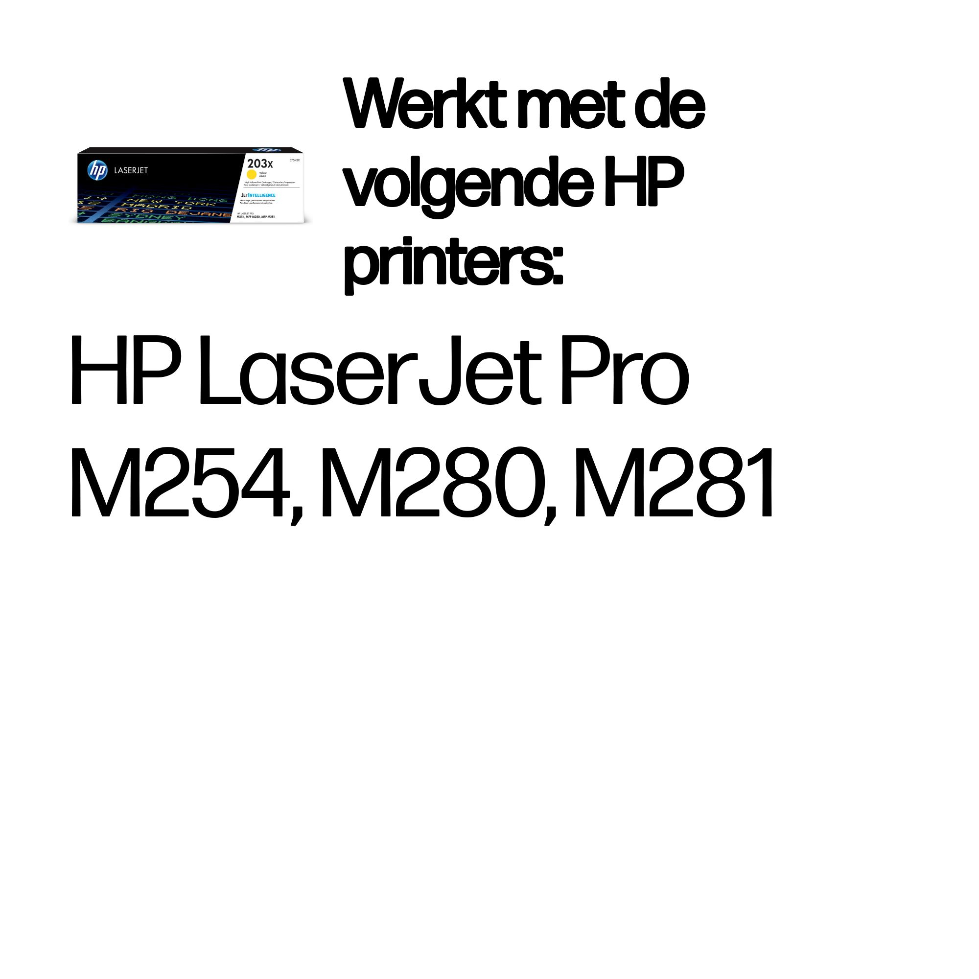 HP 203X Original Yellow LaserJet Toner Cartridge