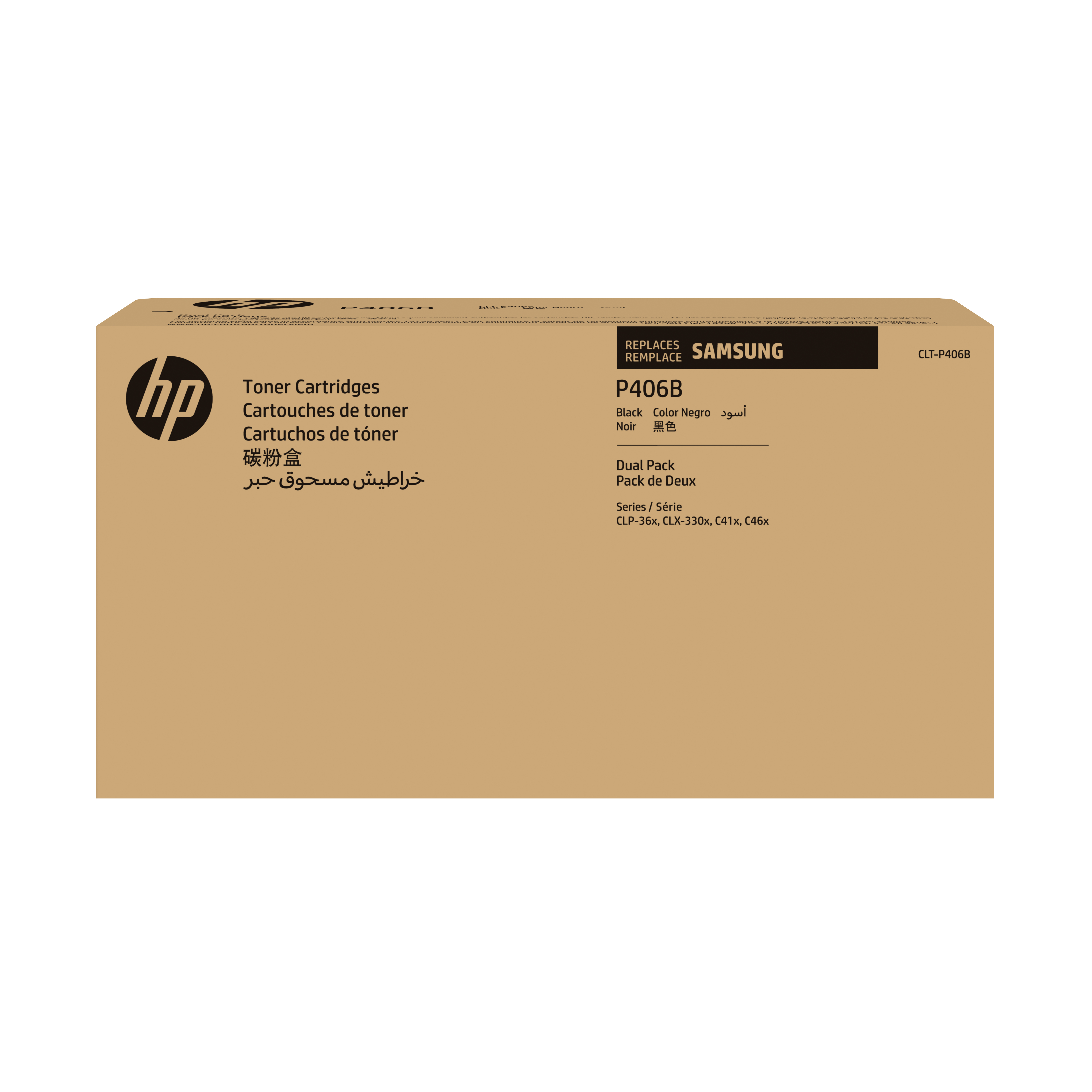 SAMSUNG CLT-P406B/ELS 2-pk Black Toner Cr