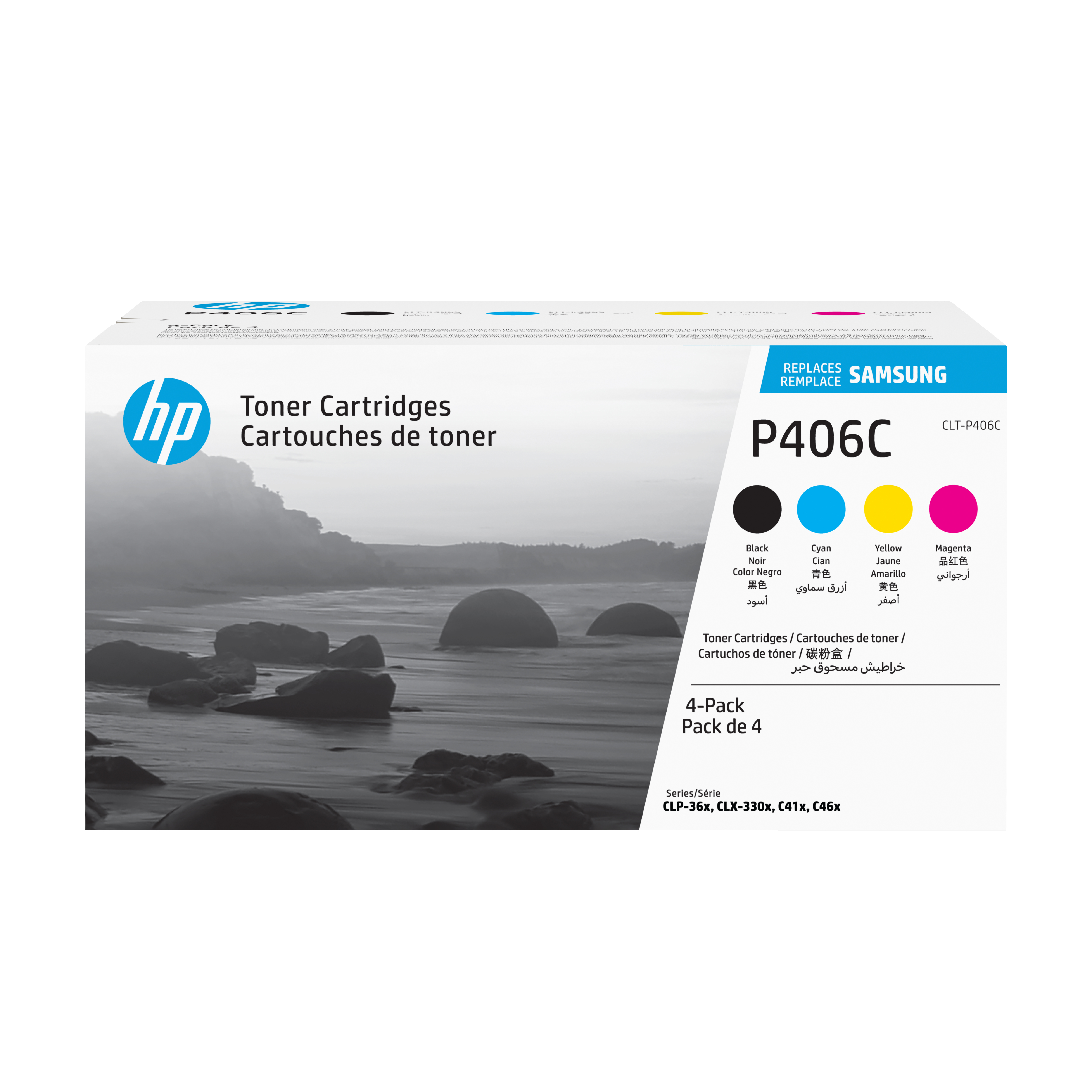 SAMSUNG original Toner cartridge LT-P406Cartridge/ELS 4-pk C