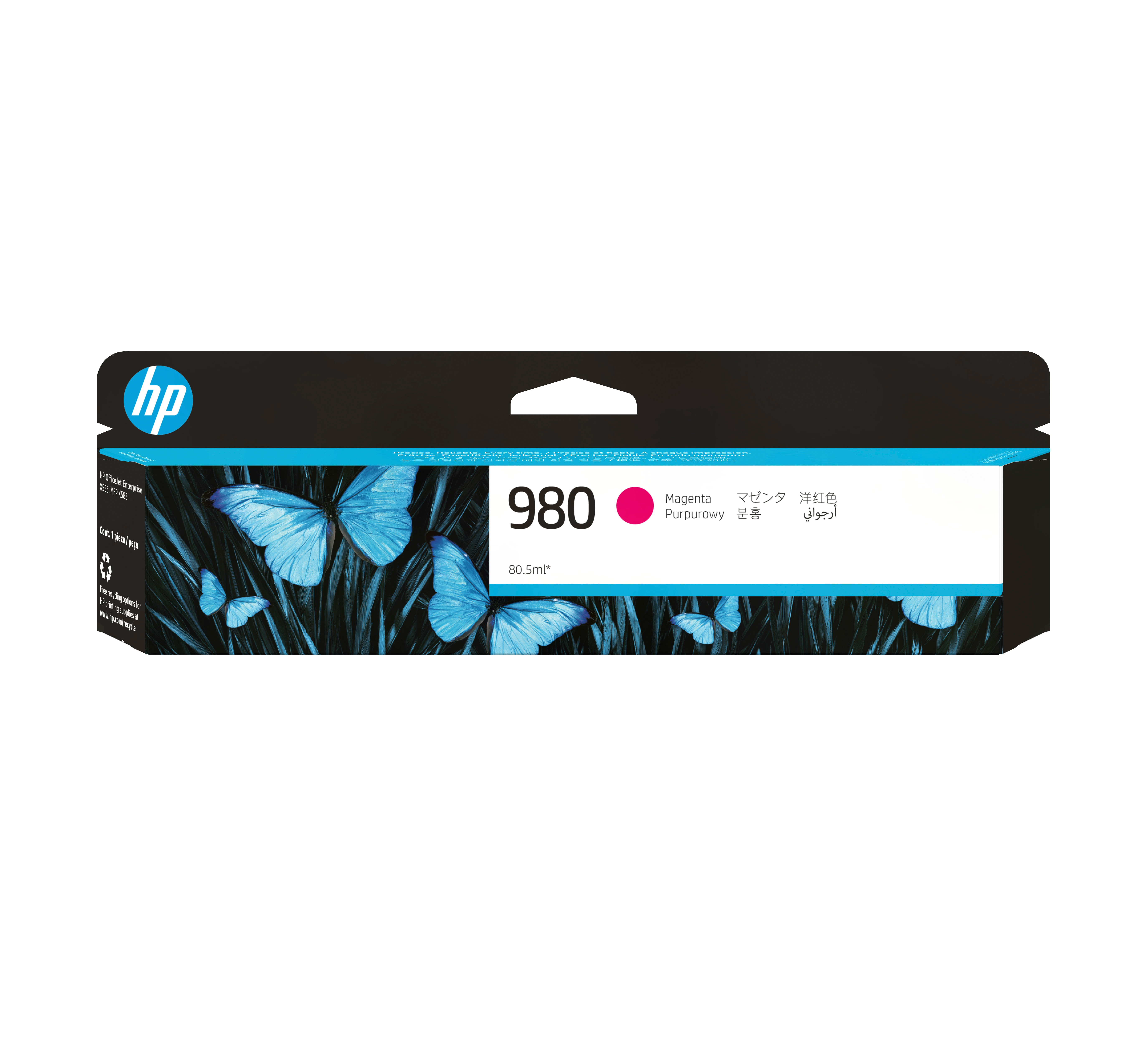 HP 980A original Ink cartridge D8J08A magenta standard capac