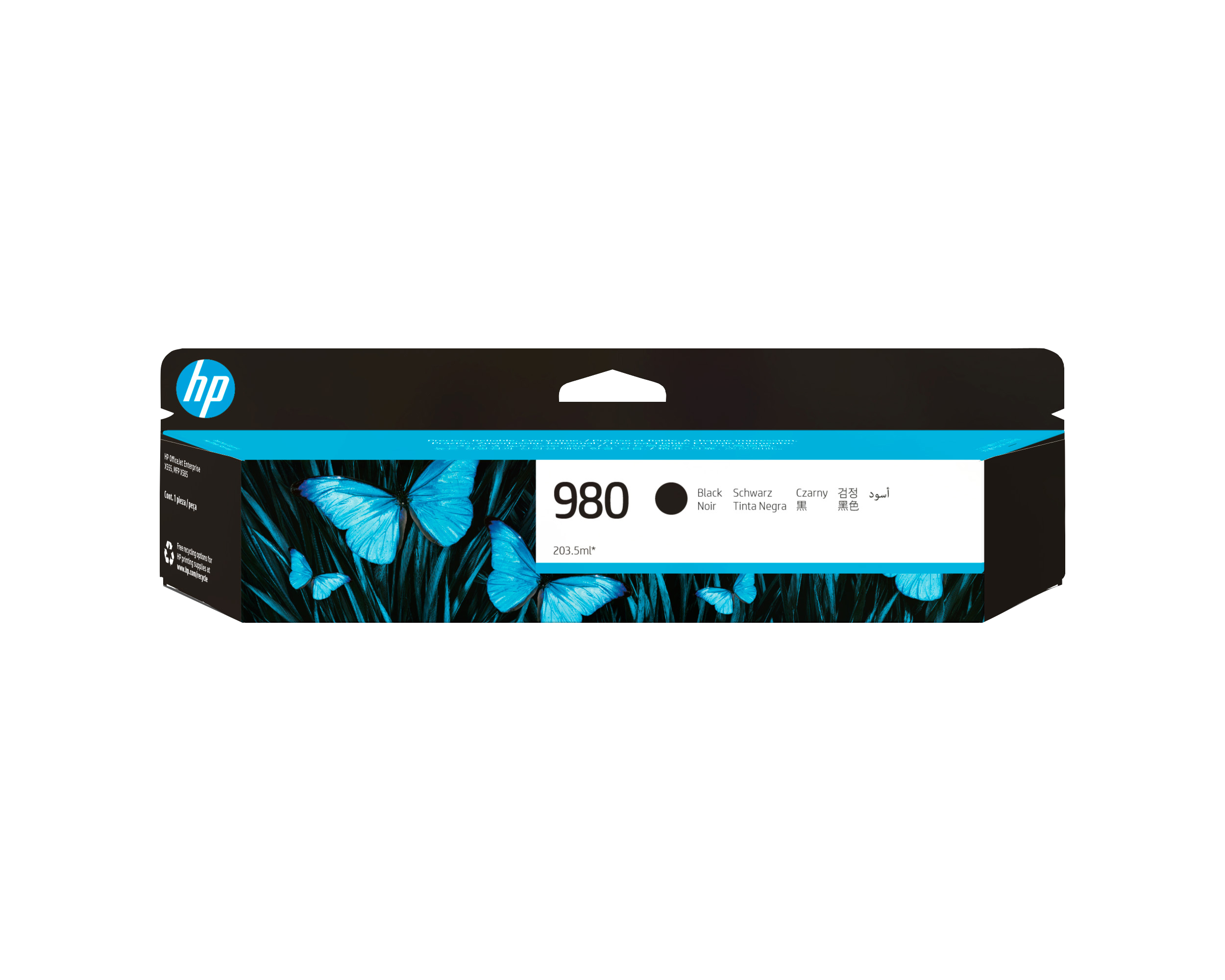 HP 980A original Ink cartridge D8J10A black standard capacit