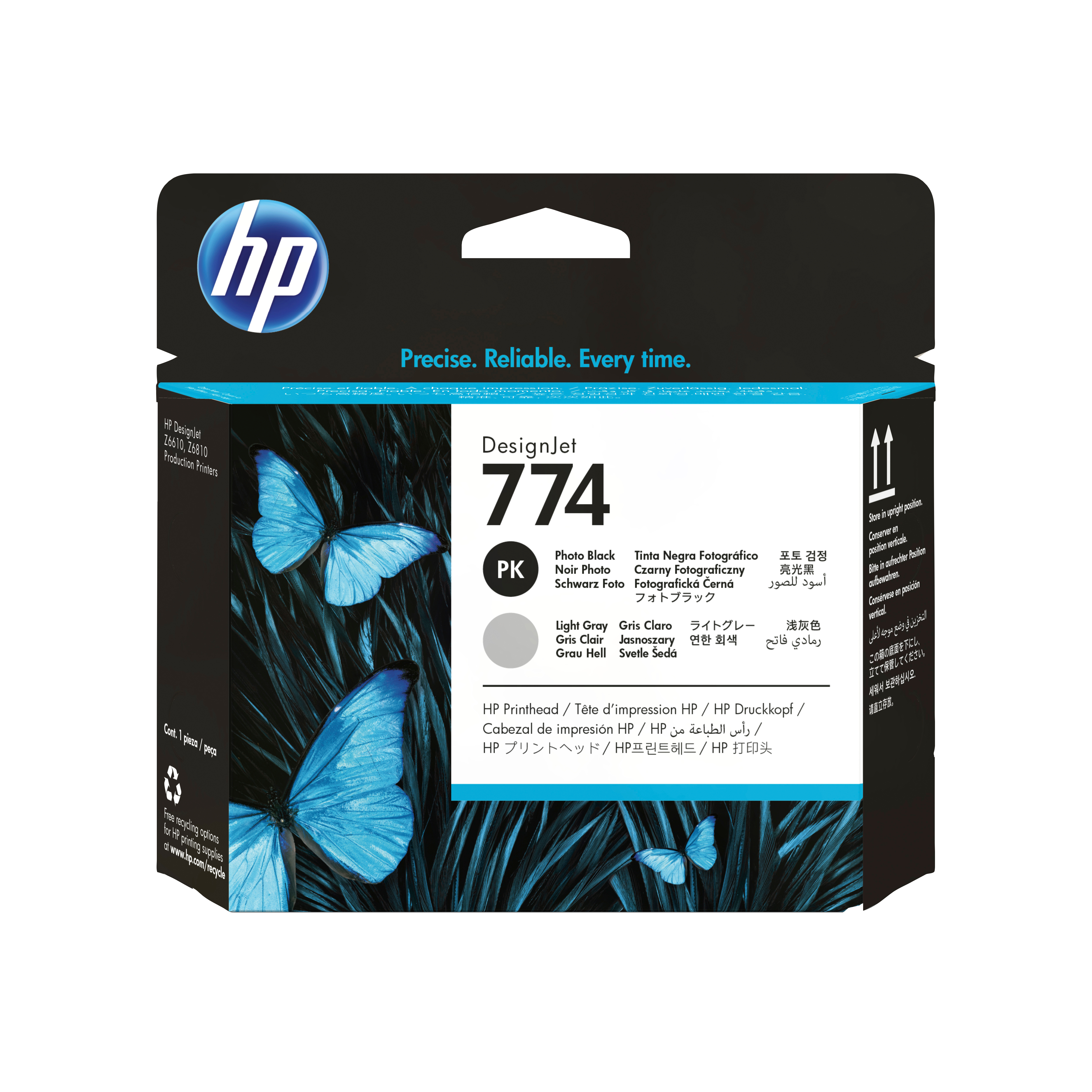 HP 774 Photo Black/Light Gray Printhead