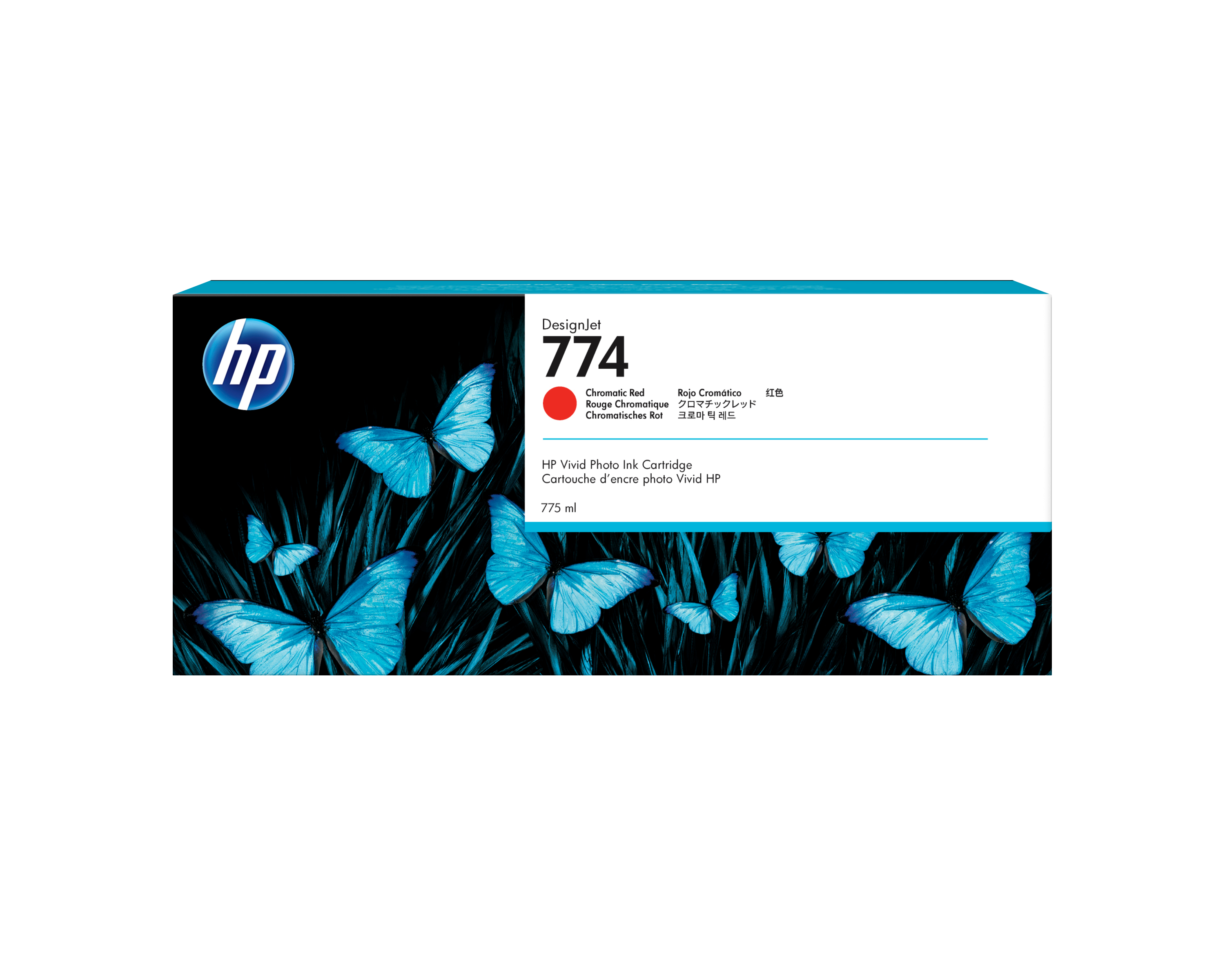 HP 774 775-ml Chromatic Red Ink Cartridge