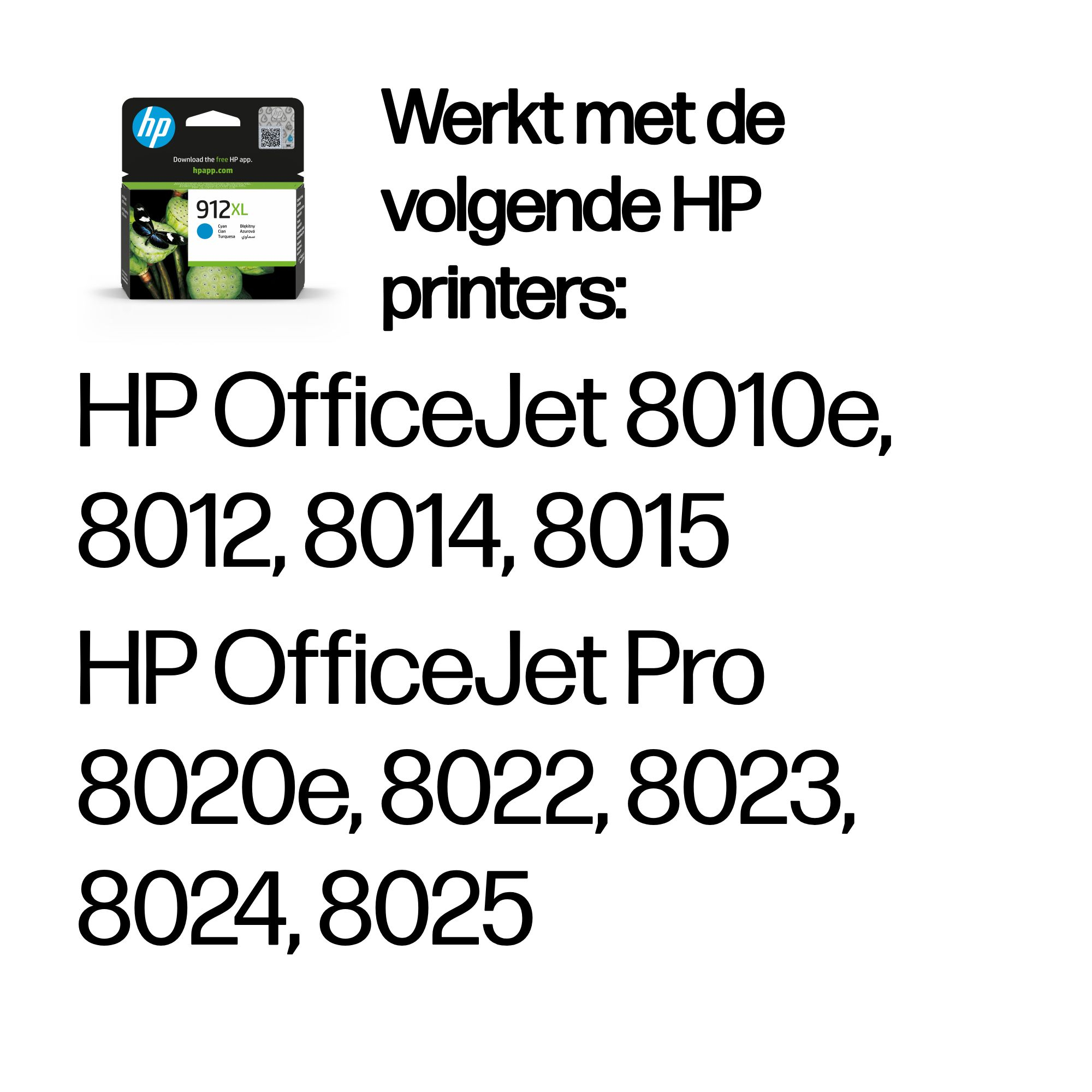 HP 912XL High Yield Cyan Ink