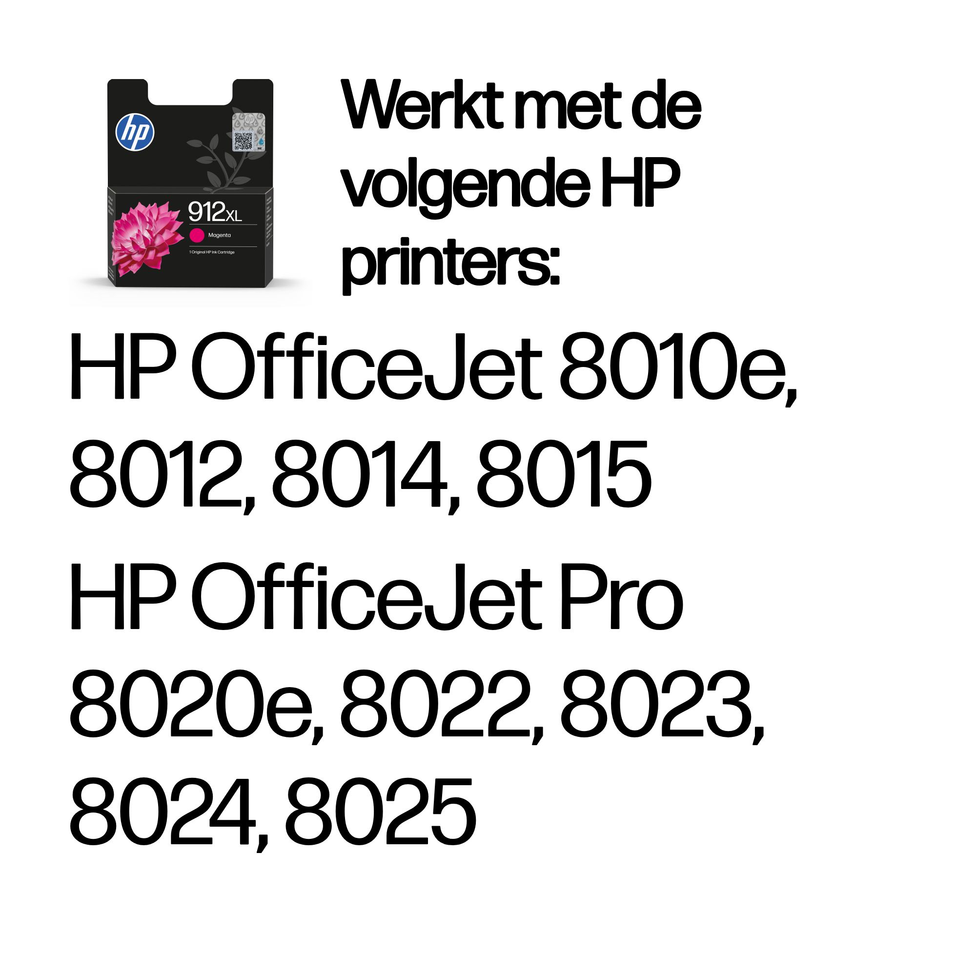 HP 912XL High Yield Magenta Ink
