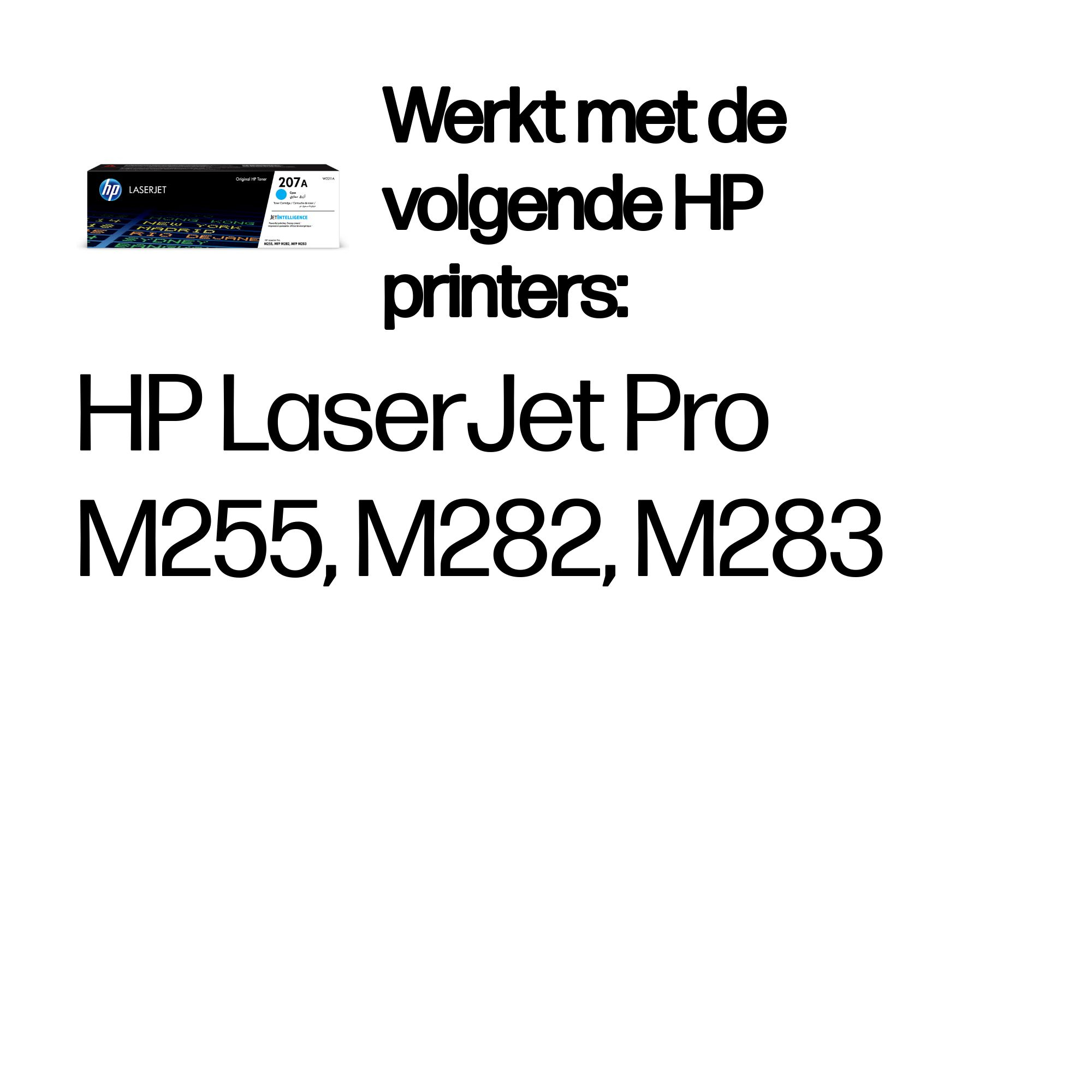 HP 207A Cyan LaserJet Toner Cartridge