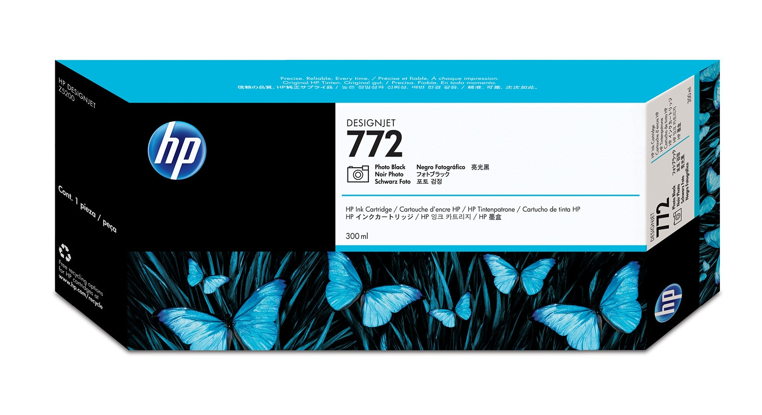 HP 772 original Ink cartridge CN633A photo black standard ca