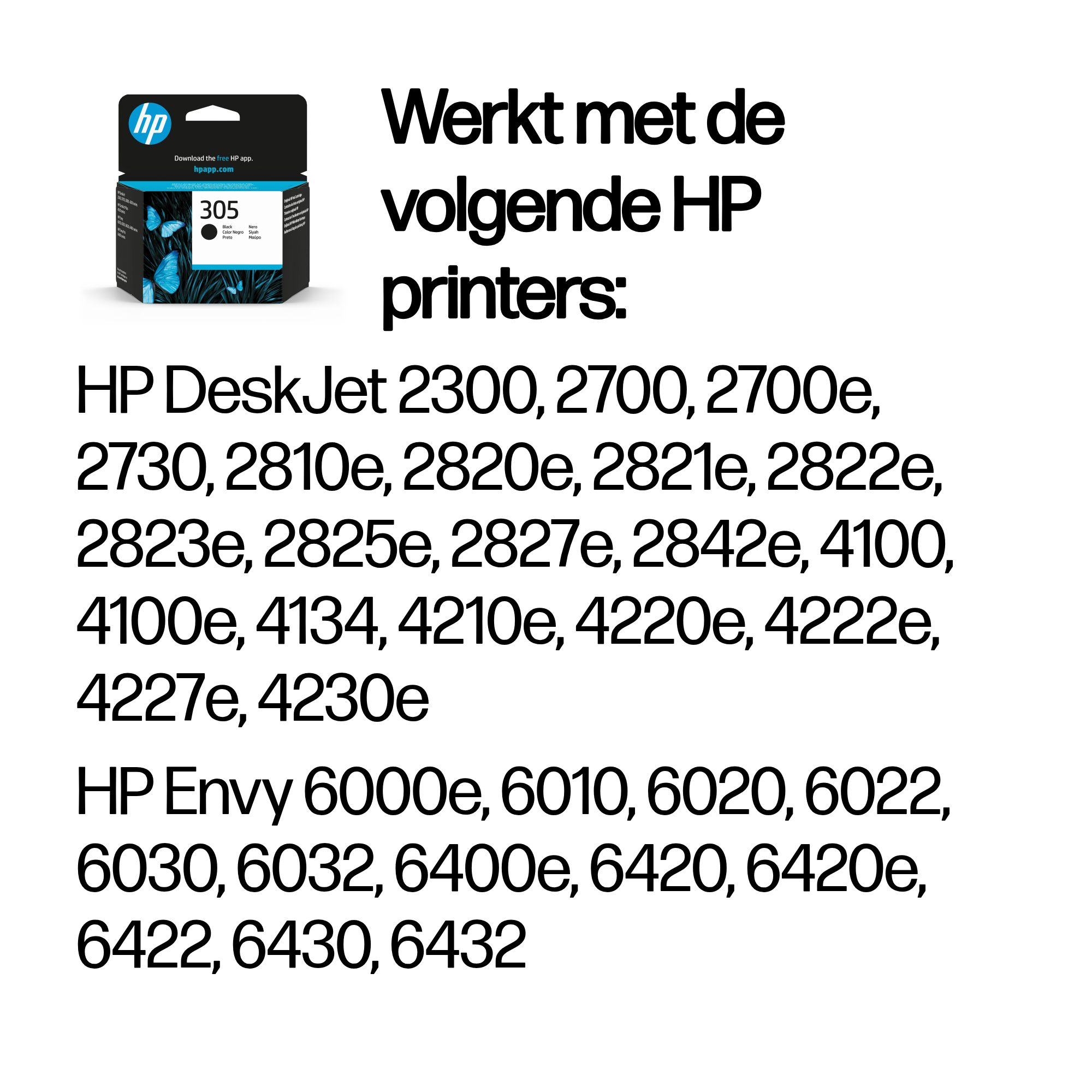 HP 305 Black Original Ink Cartridge