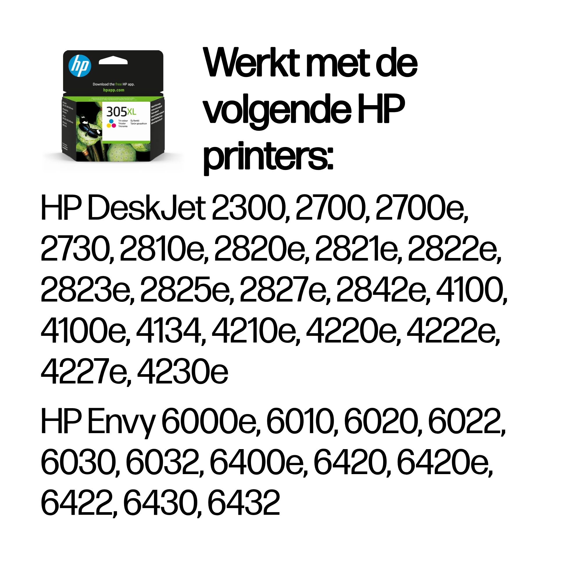 HP 305XL High Yield Tri-color Original Ink Cartridge