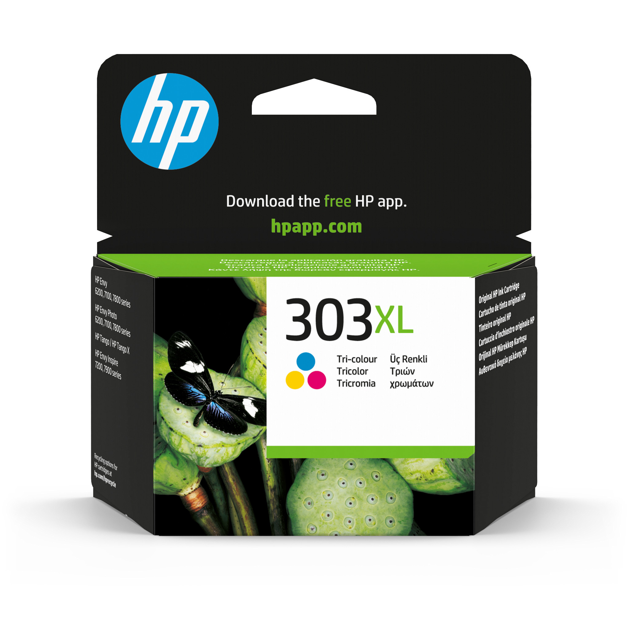 HP 303XL High Yield Tri-color Ink Cartridge