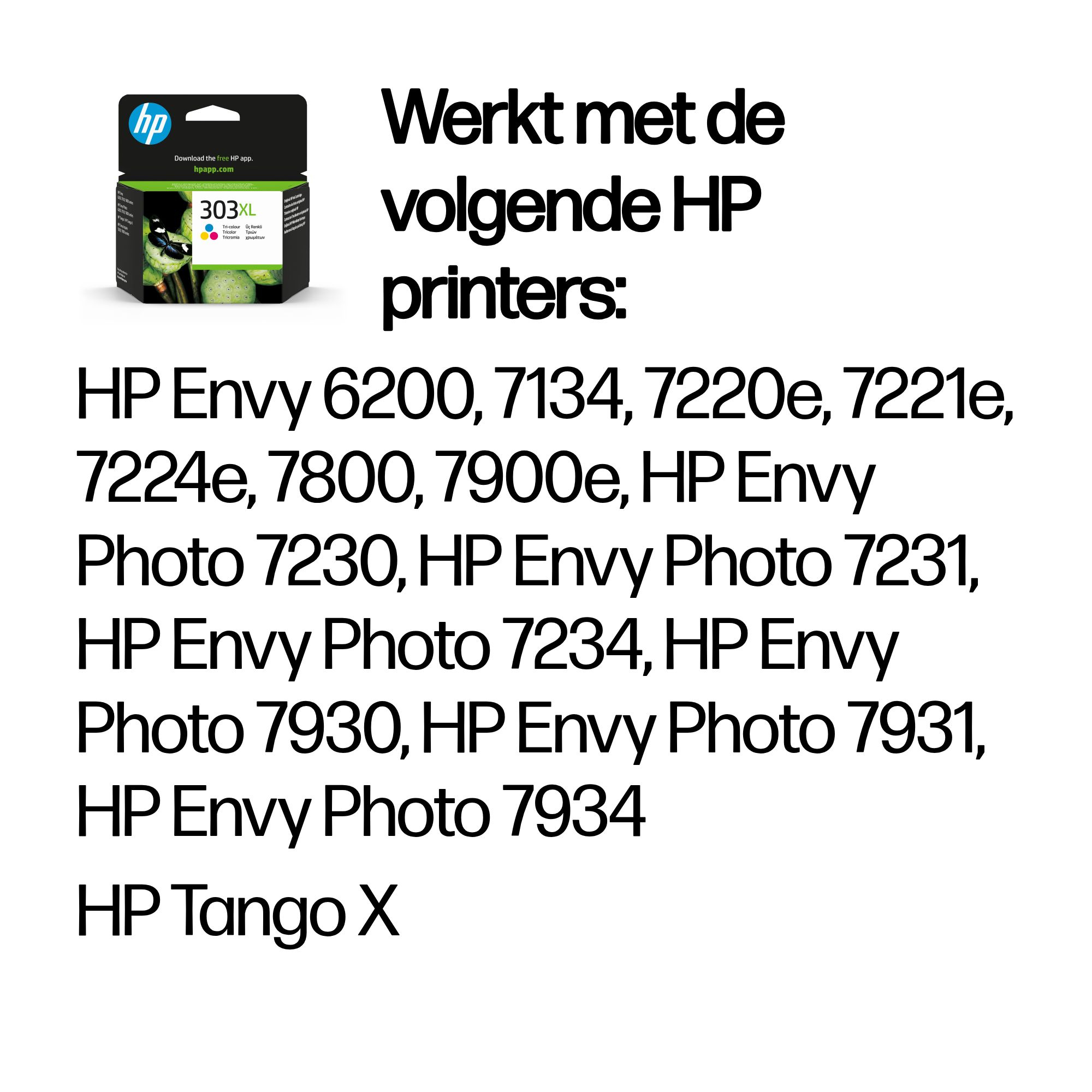 HP 303XL High Yield Tri-color Ink Cartridge
