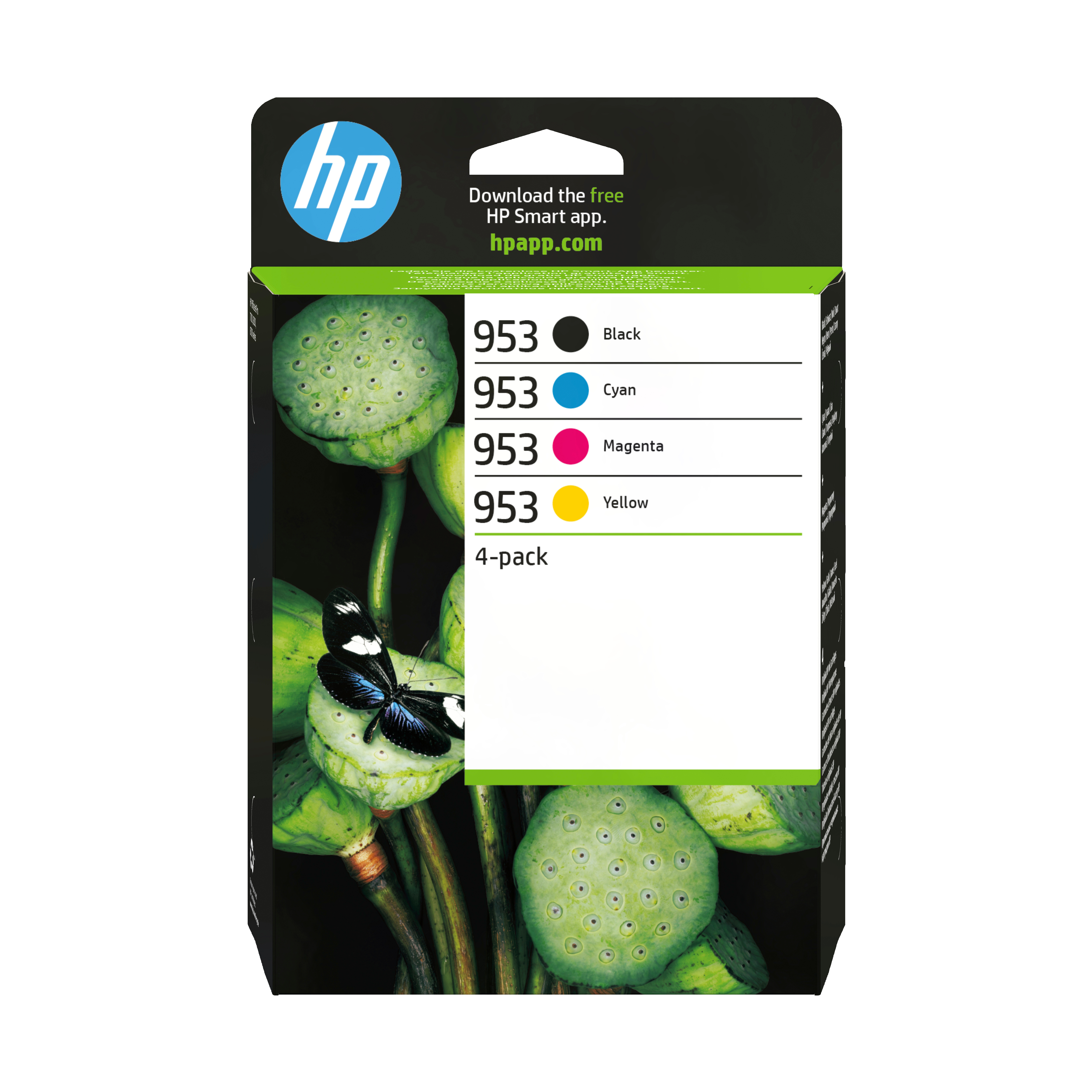 HP 953 CMYK Original Ink Cartridge 4-Pack HP 953 CMYK Original Ink Cartridge 4-Pack