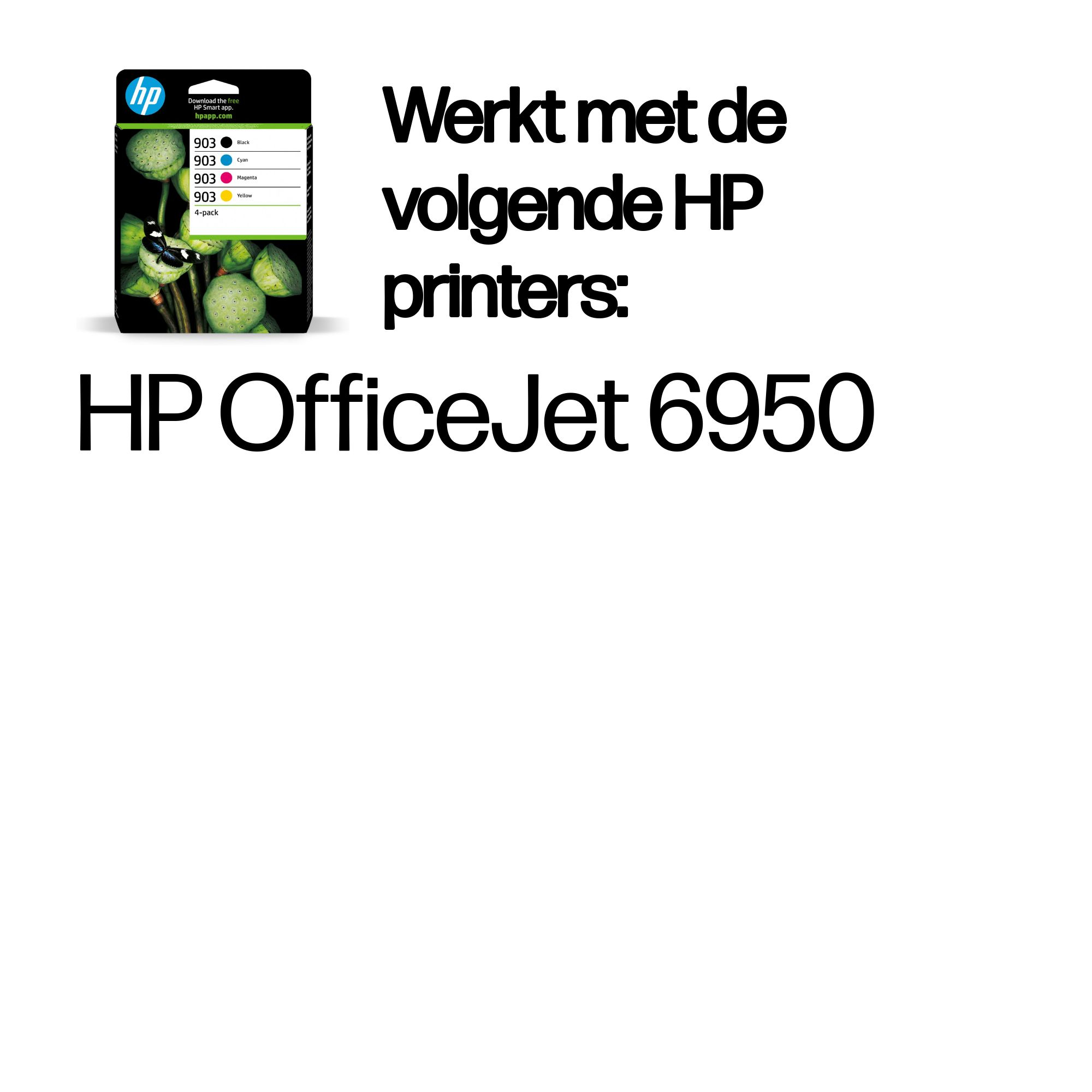 HP 903 CMYK Original Ink Cartridge 4-Pack HP 903 CMYK Original Ink Cartridge 4-Pack