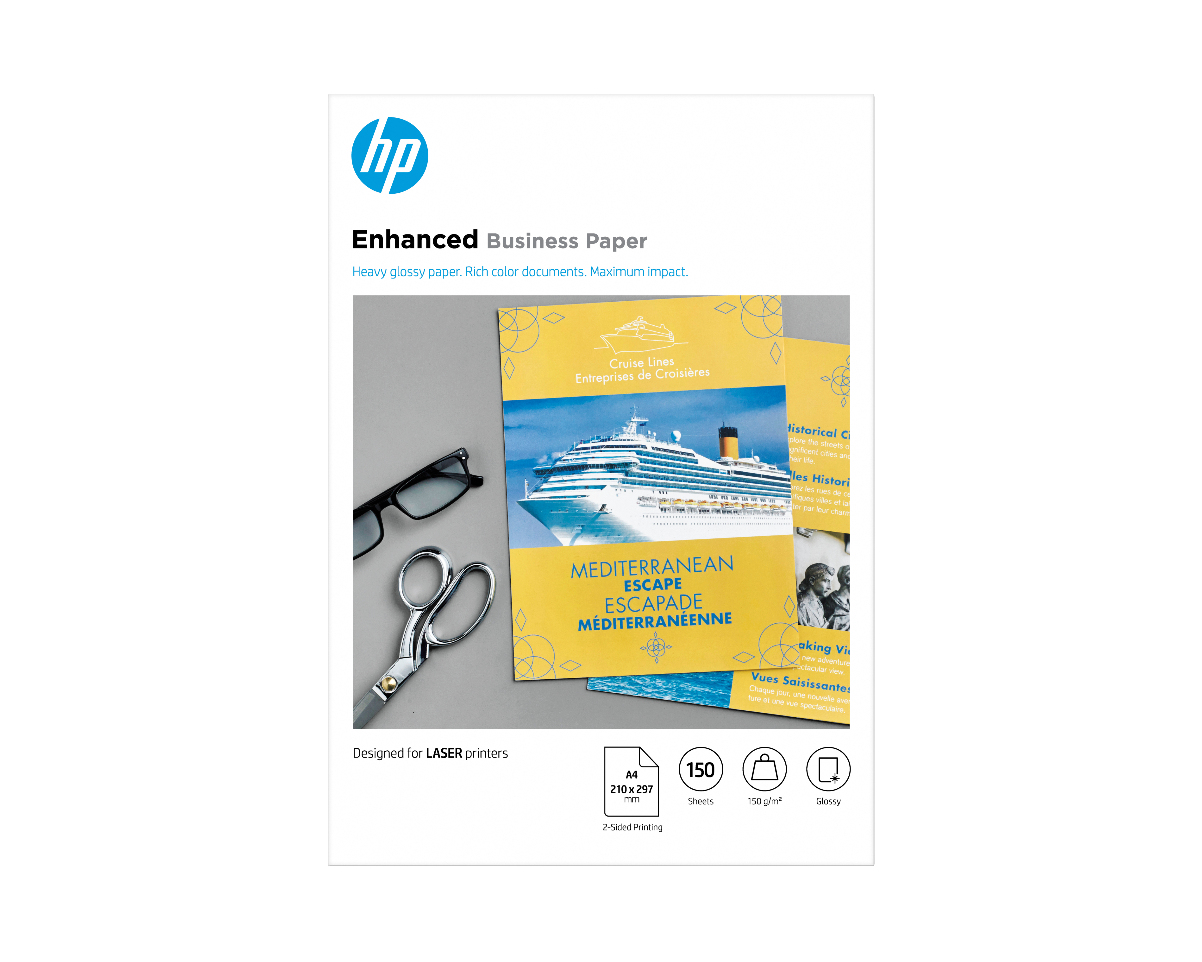 HP 150 Professional glossy paper laser CG965A 150g/m2 A4 150