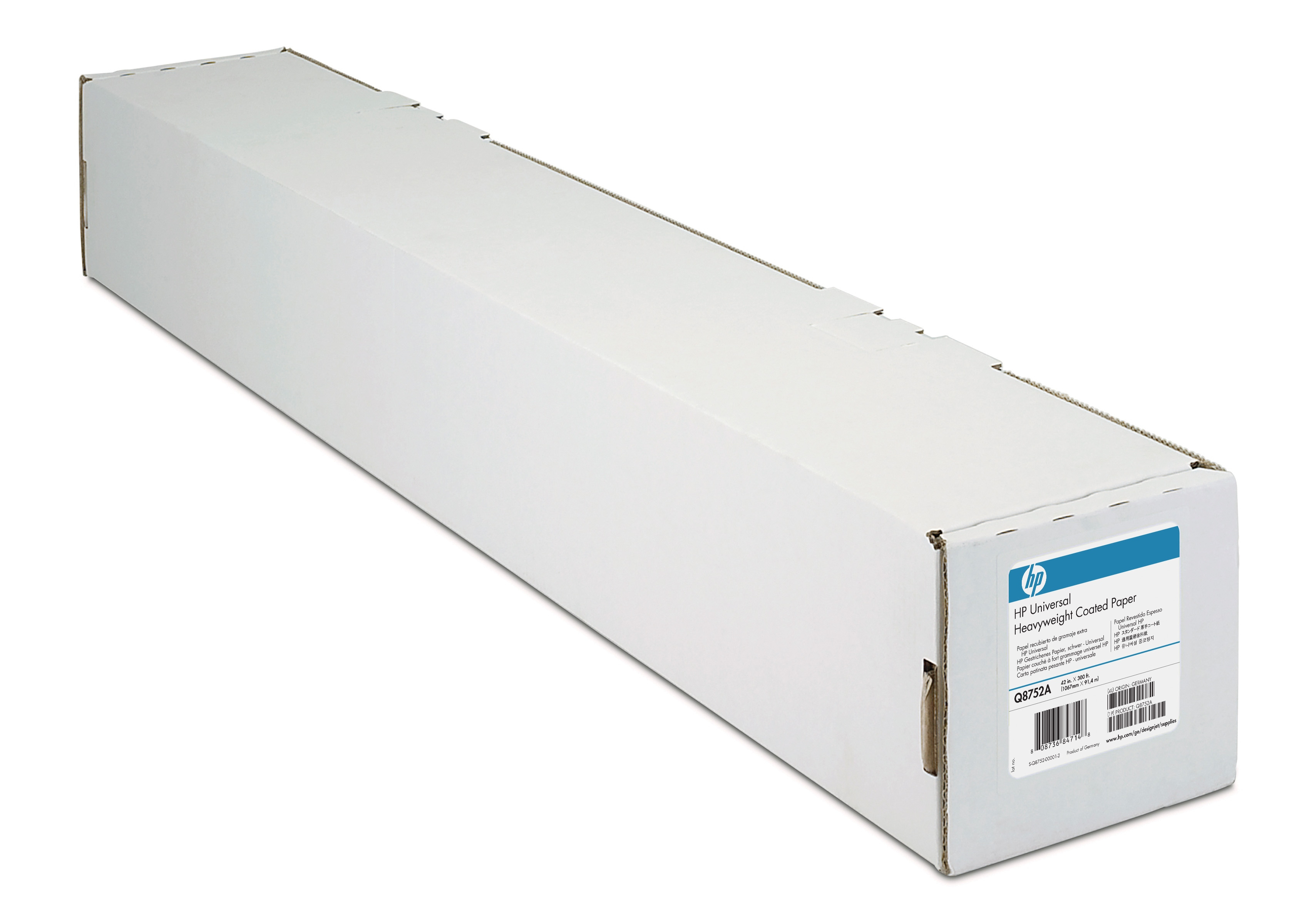 HP Coated paper wit inktjet 90g/m2 841mm x 45.7m 1 rol 1-pac