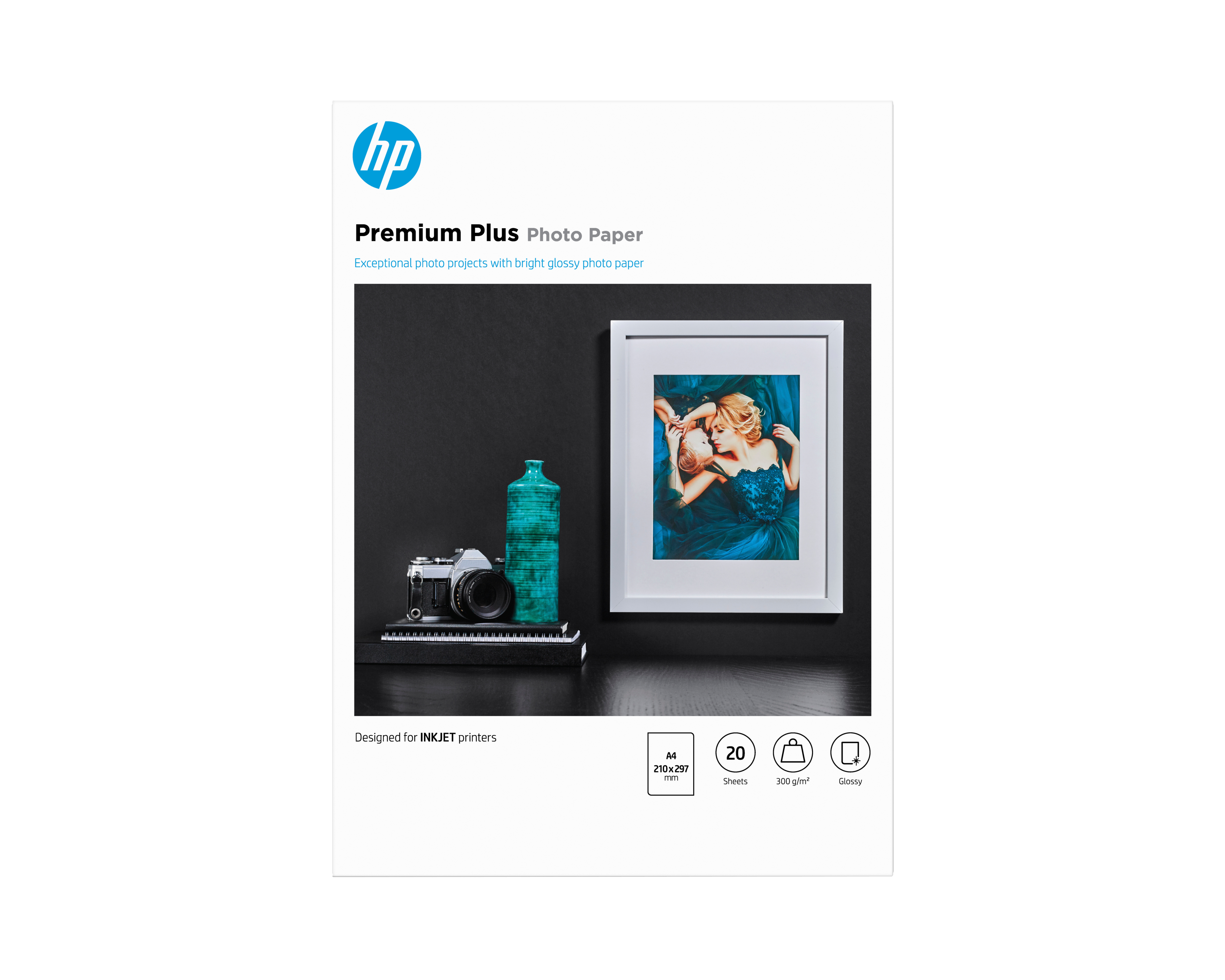 HP original CR672A Premium Plus Glossy Photo Paper CR672A wh