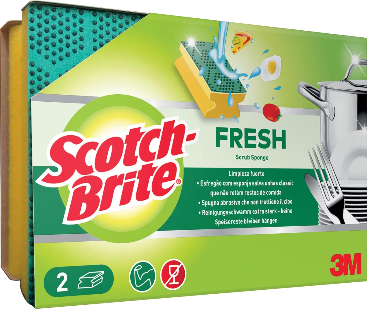 SCOTCH BRITE SPONS FRESH 2X