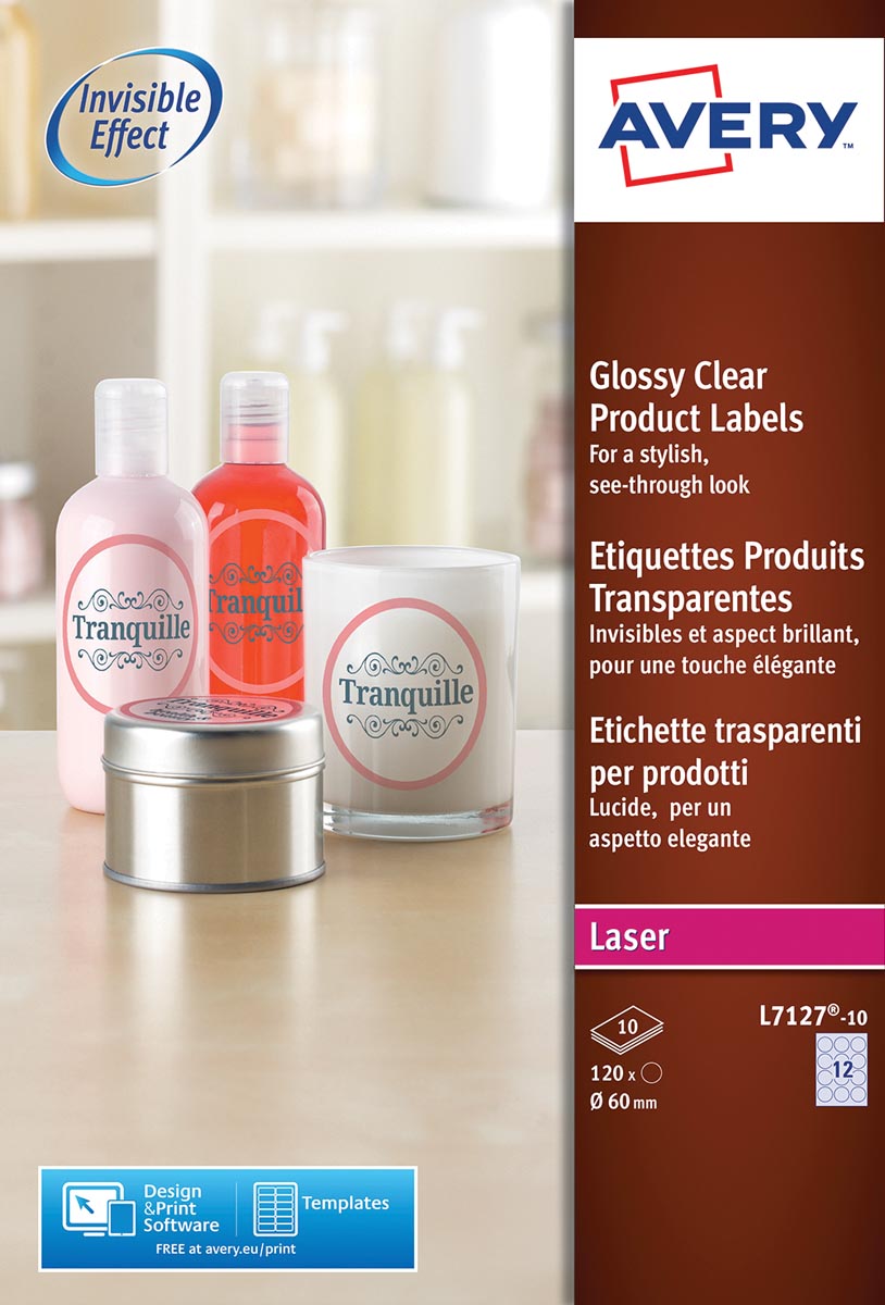 AVERY DIAM.60MM ROND 10P