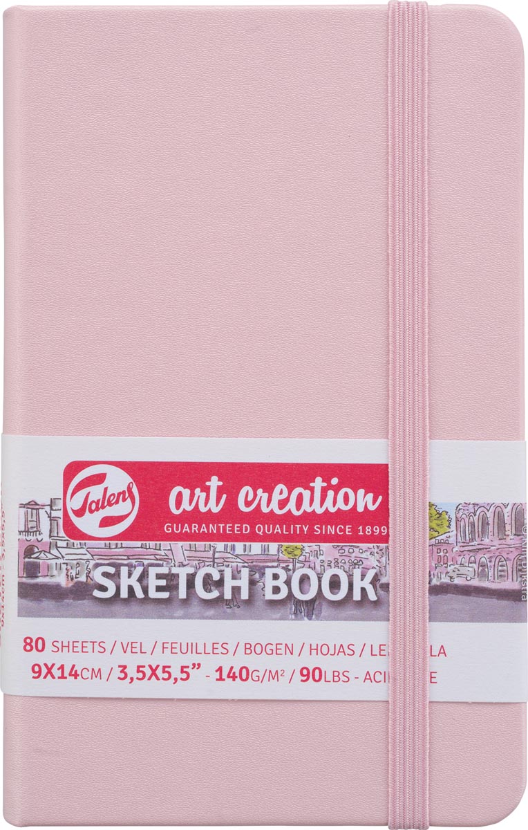 TAC SCHETSBOEK ROZE 9X14