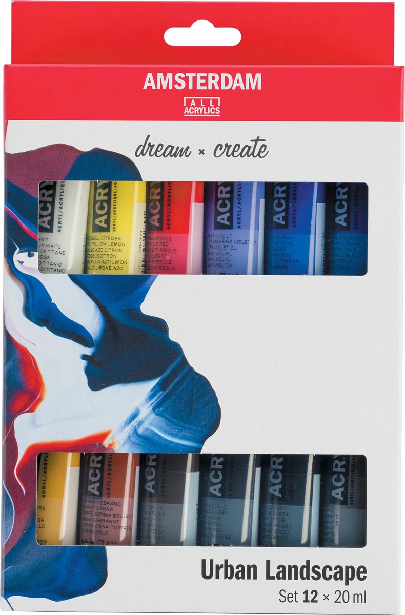 ACRYLVERF 20ML 12X STEDELIJK