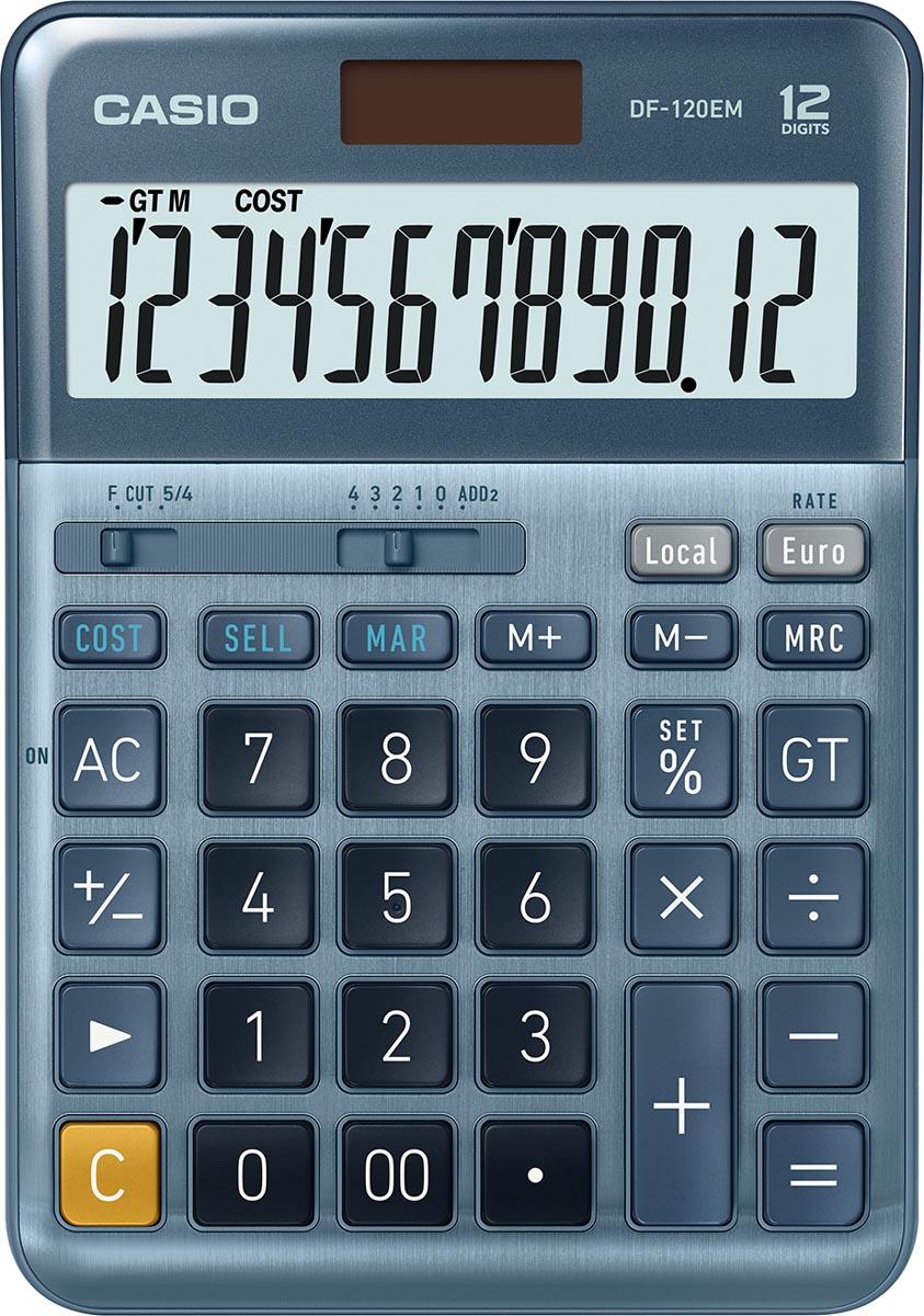 CASIO BUREAUREKENM DF120EM
