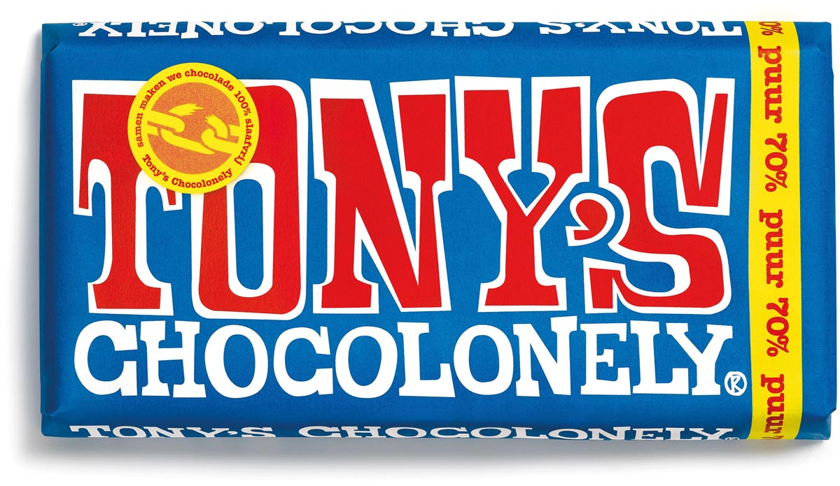 TONY'S CHOCOLONELY 180G PUUR