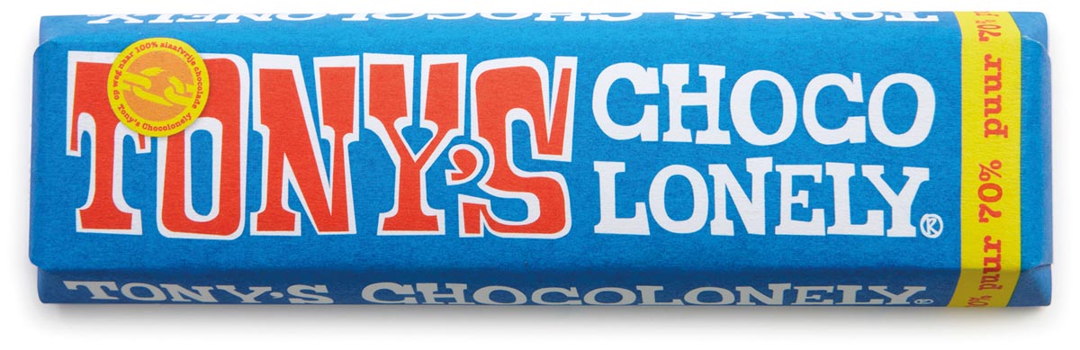 TONY'S CHOCOLONELY 50G PUUR