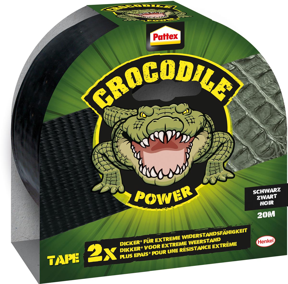 PATTEX CROC POWER TAPE 20M ZW