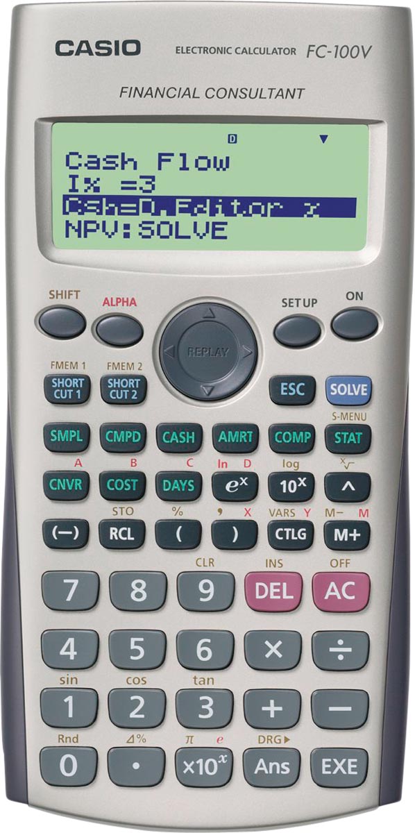 CASIO FINANC REK.MACH FC100V