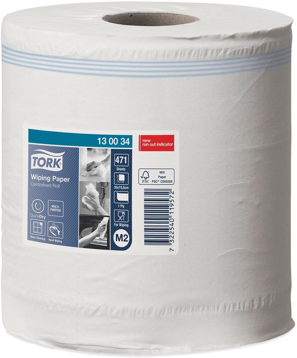 TORK M2 POETSPAPIER Centerfeed ROL 471vel 165M Kwarto be tork-m2-poetspapier-centerfeed-rol-471vel-165m-kwarto-be