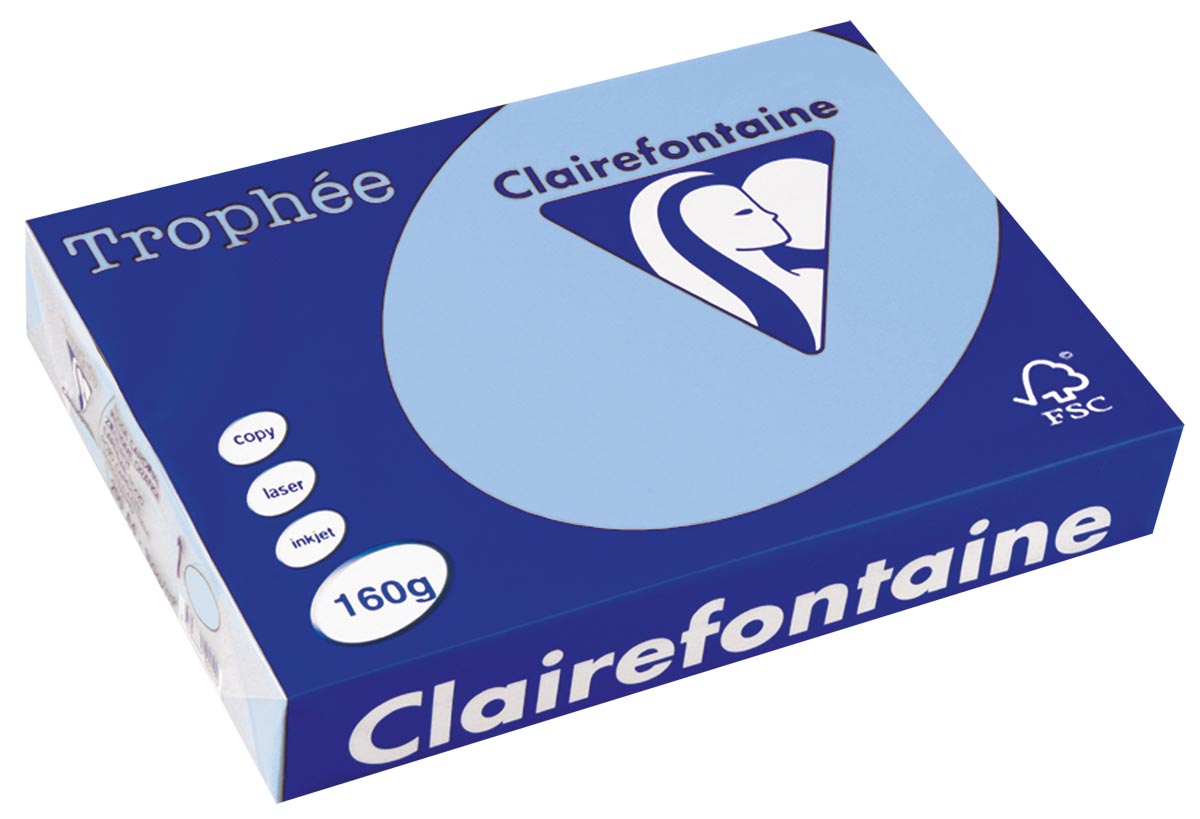 TROPHEE A4 160G 250V HELBLAUW