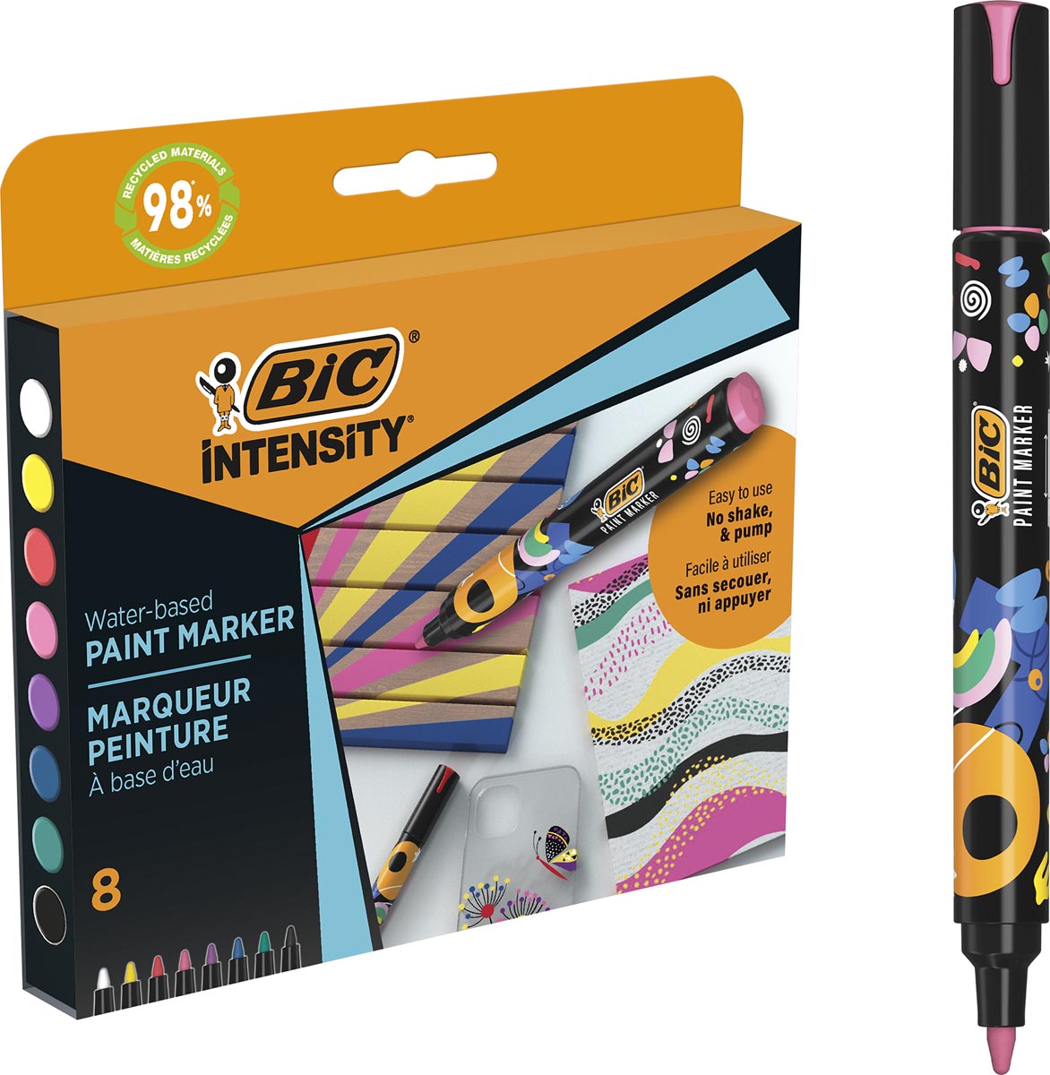 BIC PAINTMARKER LEVEN PK8