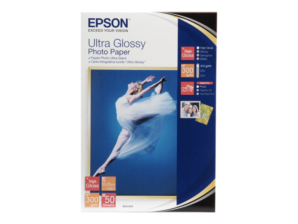 EPSON S041943 Ultra glossy photo paper inktjet 300g/m2 100x1