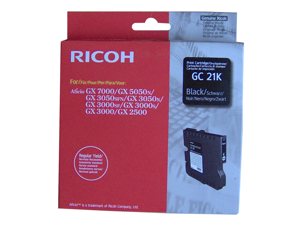 RICOH GC-21K gel cartridge zwart standard capacity 1.500 pag