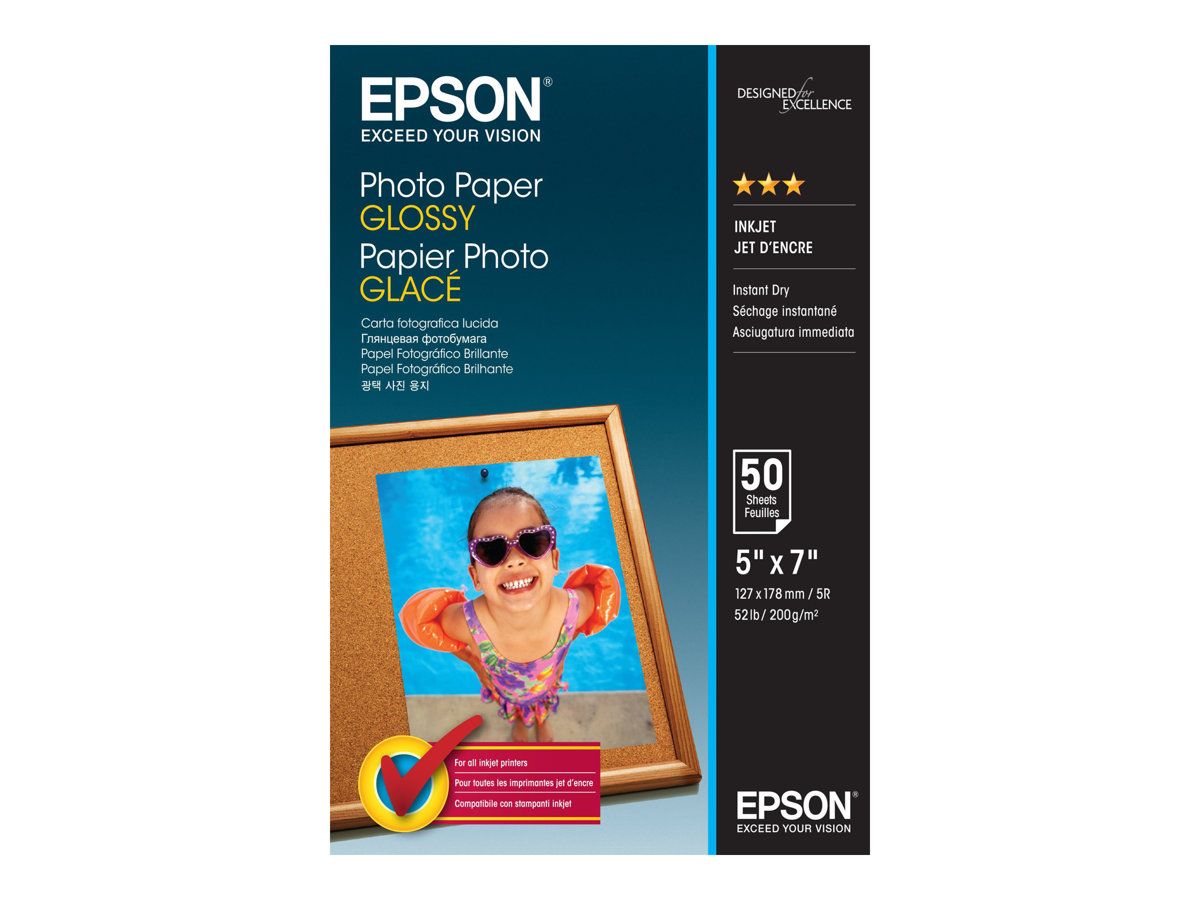 EPSON Photo paper glossy 200g/m2 130x180mm 50 sheets 1-pack
