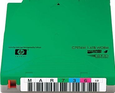 HPE LTO 4 RW custom labelled data cartridge 20-pack RIFD