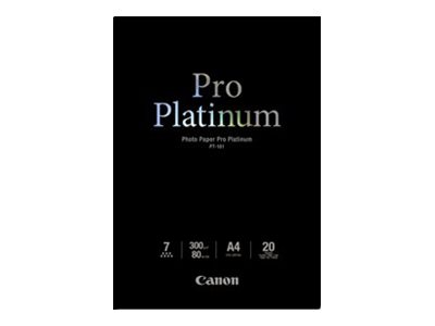 CANON PT-101 pro platinum photo paper inktjet 300g/m2 A4 20