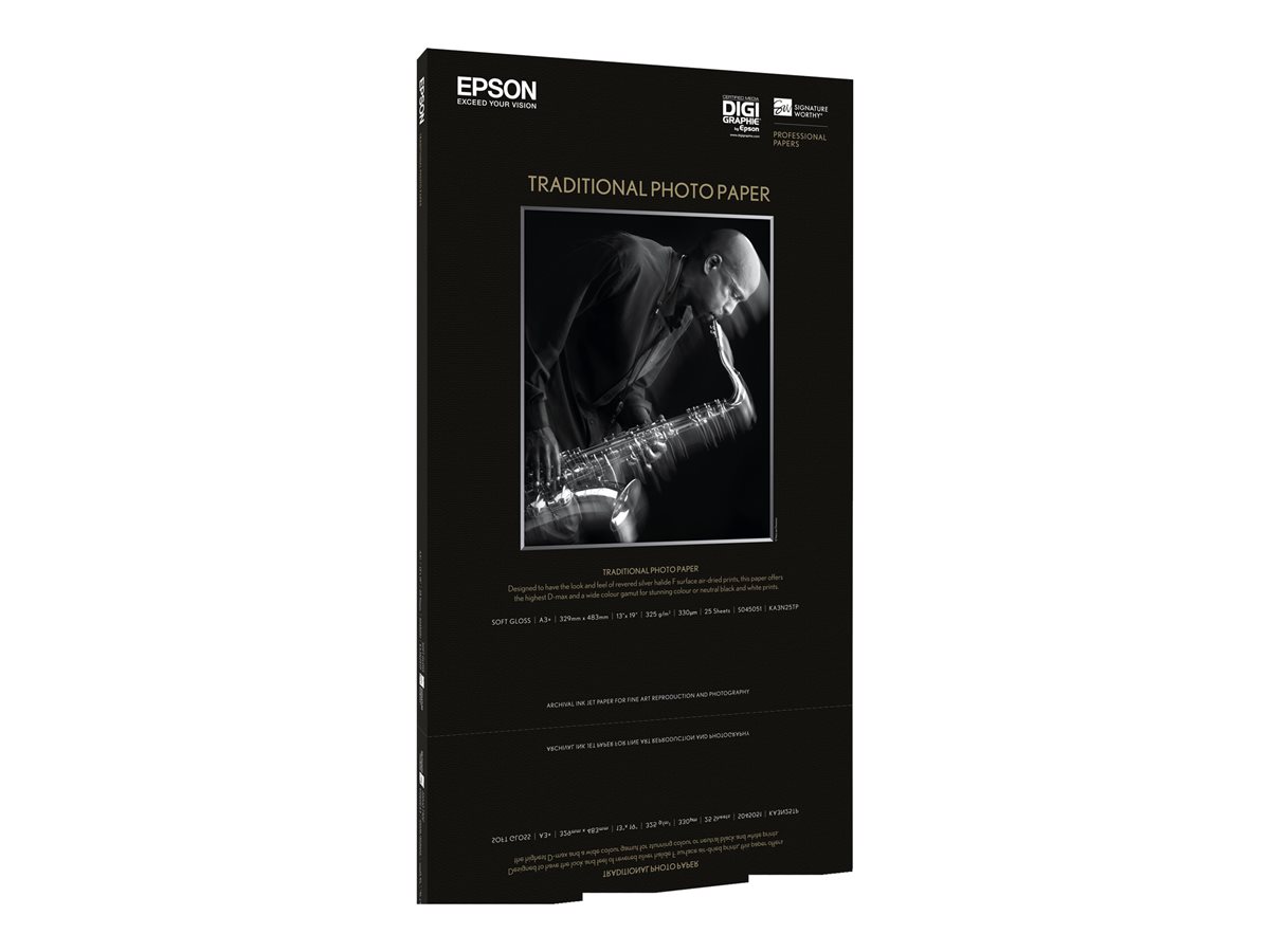 EPSON S045052 Traditional photo paper inktjet 330g/m2 A2 25