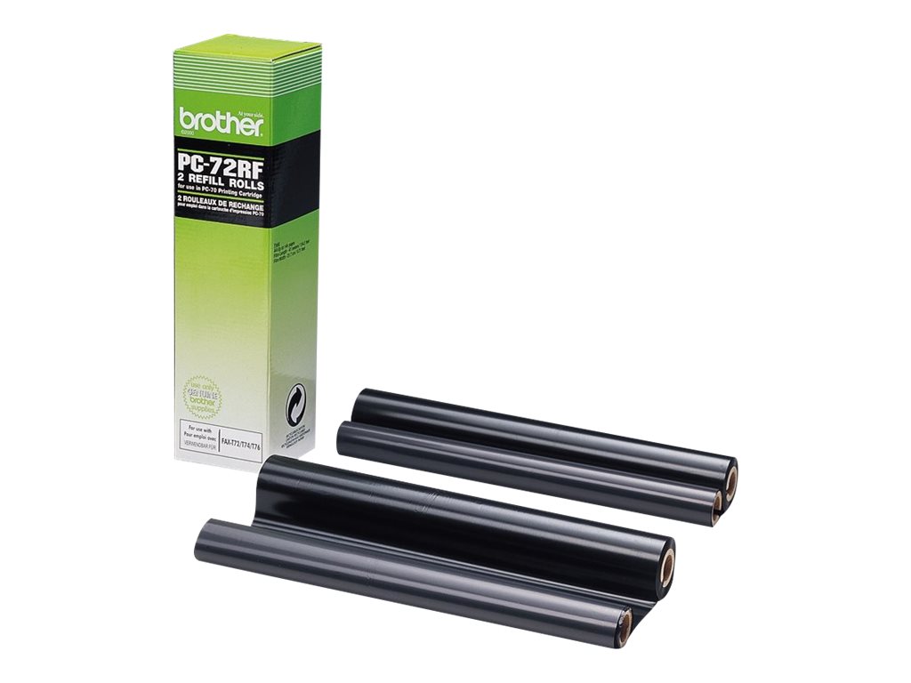 BROTHER PC-72RF donorrol zwart 144 pagina s refill 2-pack