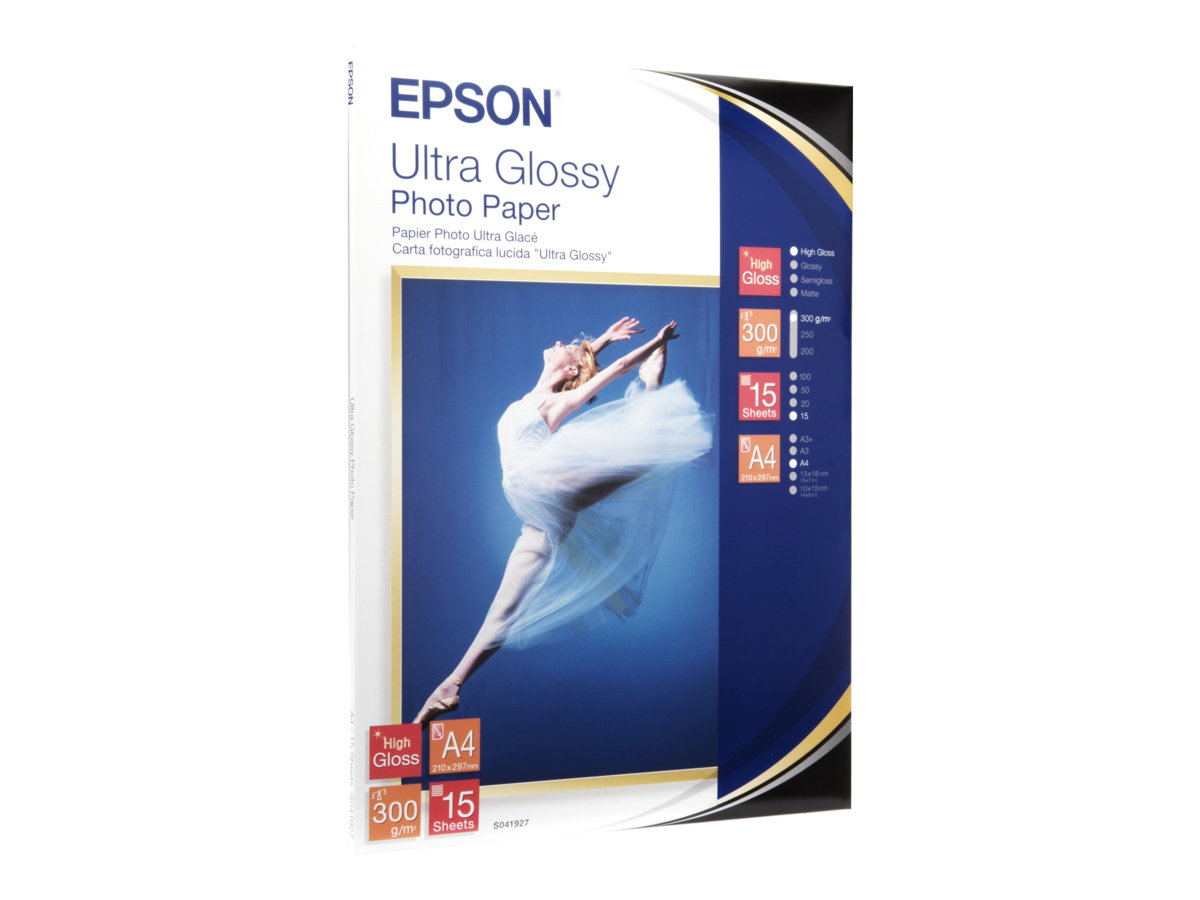 EPSON Ultra glossy photo paper inktjet 300g/m2 A4 15 sheets